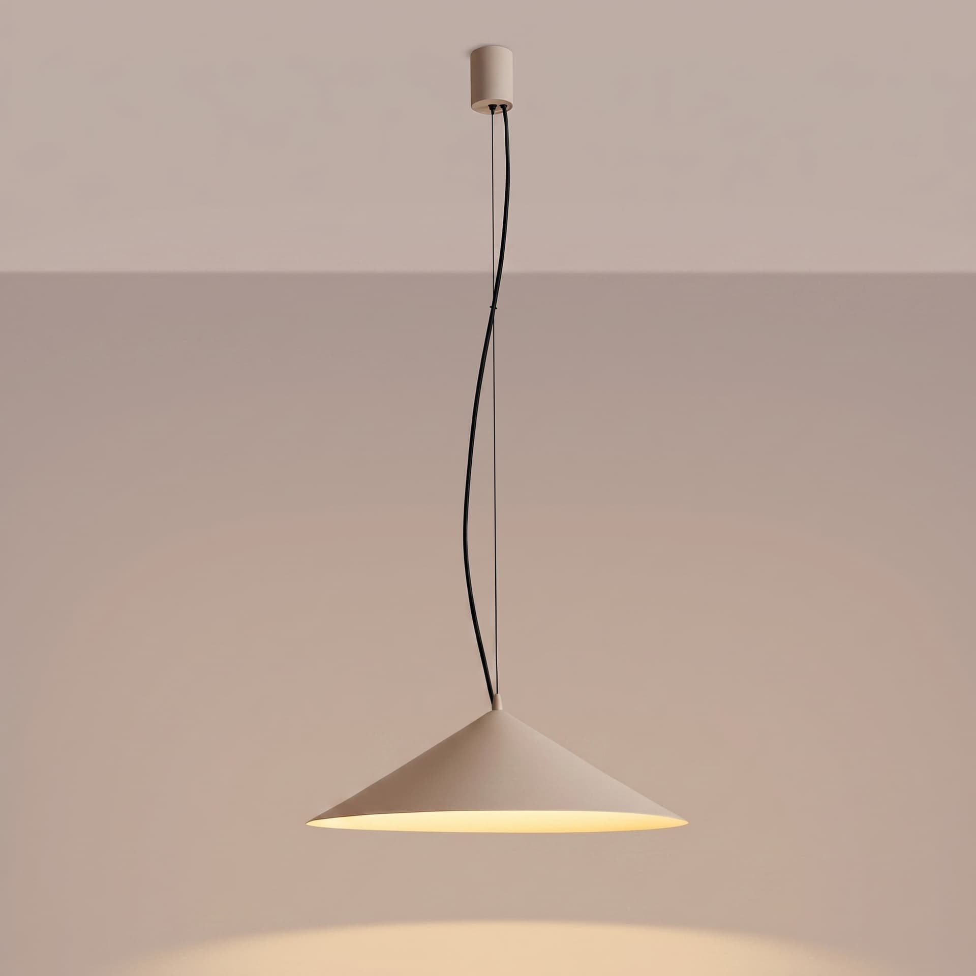 Pendant lamp FINT taupe, Thoro - 312371
