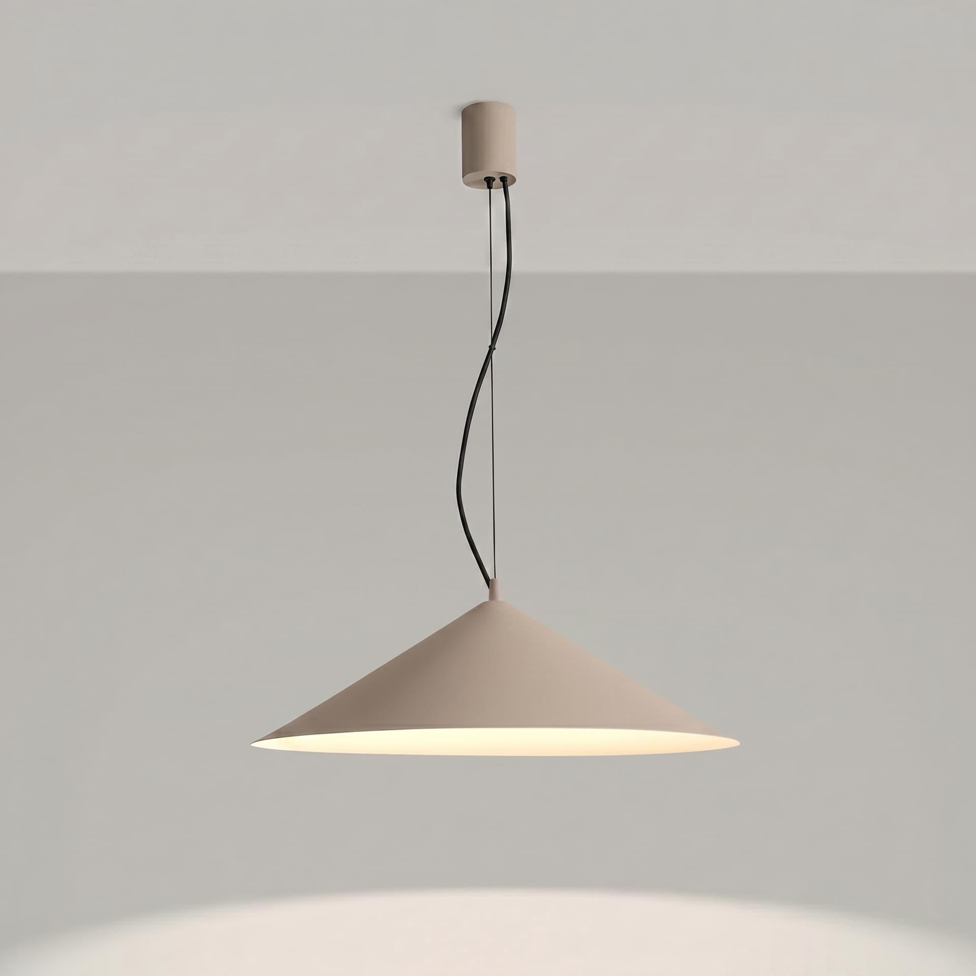 Pendant lamp FINT taupe, Thoro - 312365