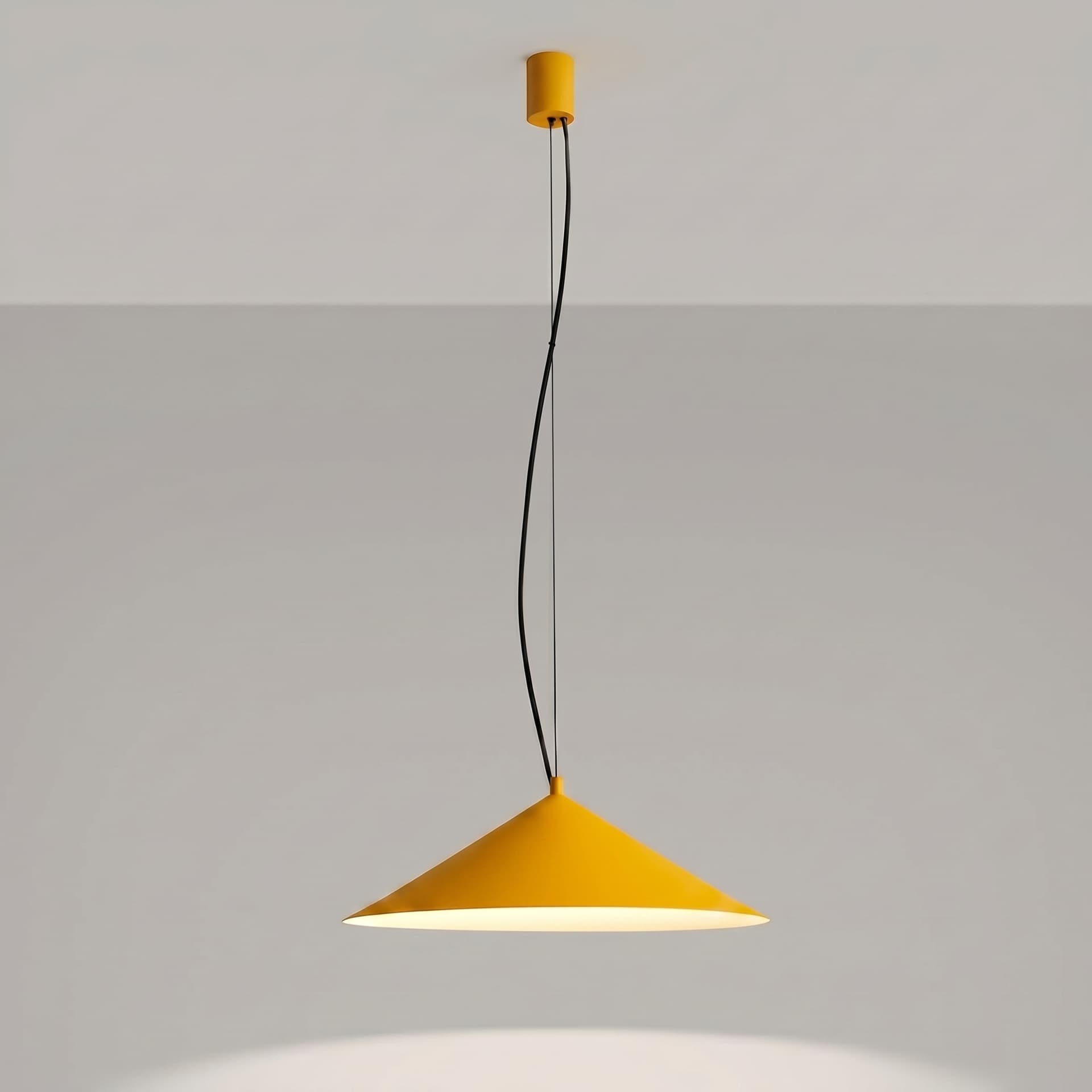 Pendant lamp FINT yellow, Thoro - 312349