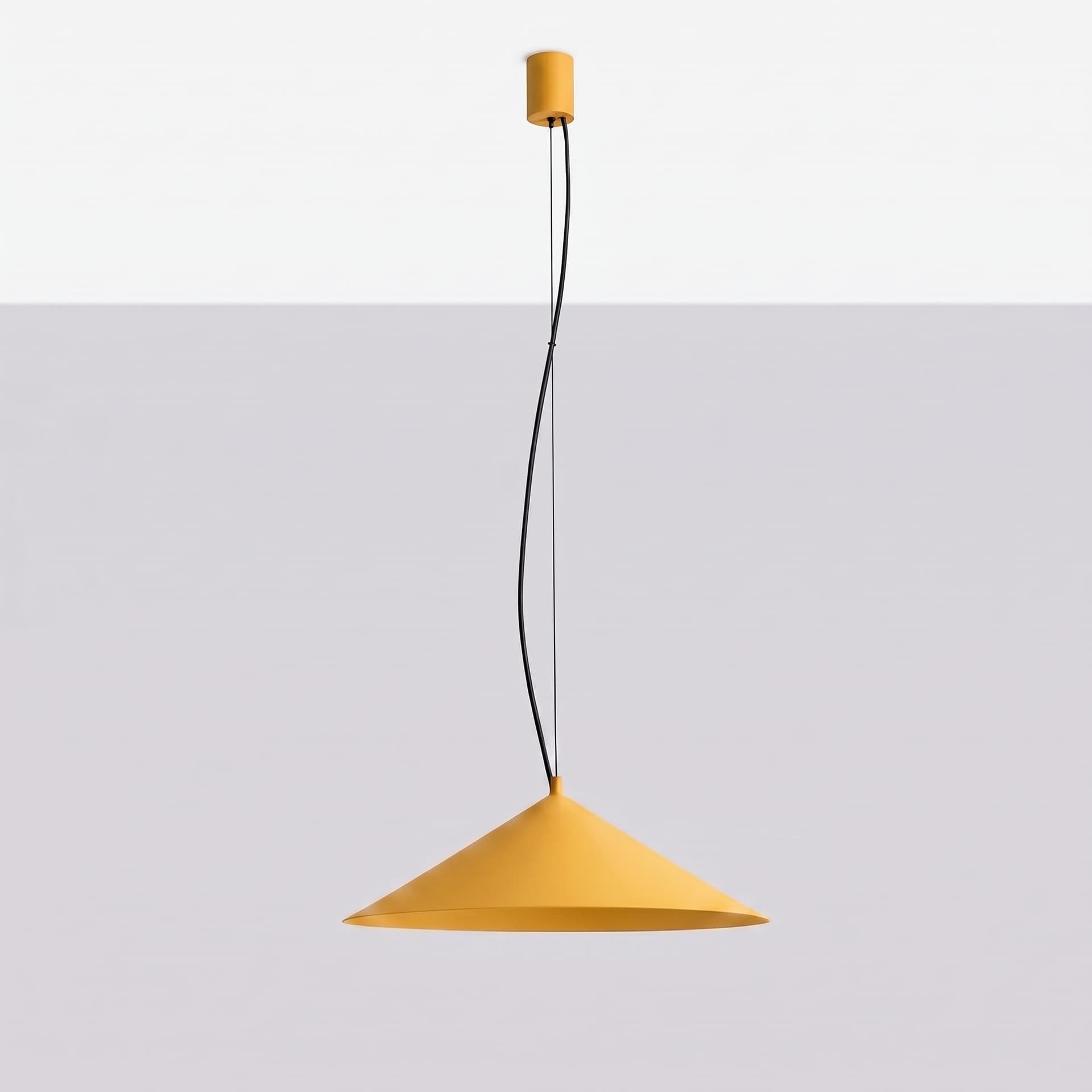 Pendant lamp FINT yellow, Thoro - 312348