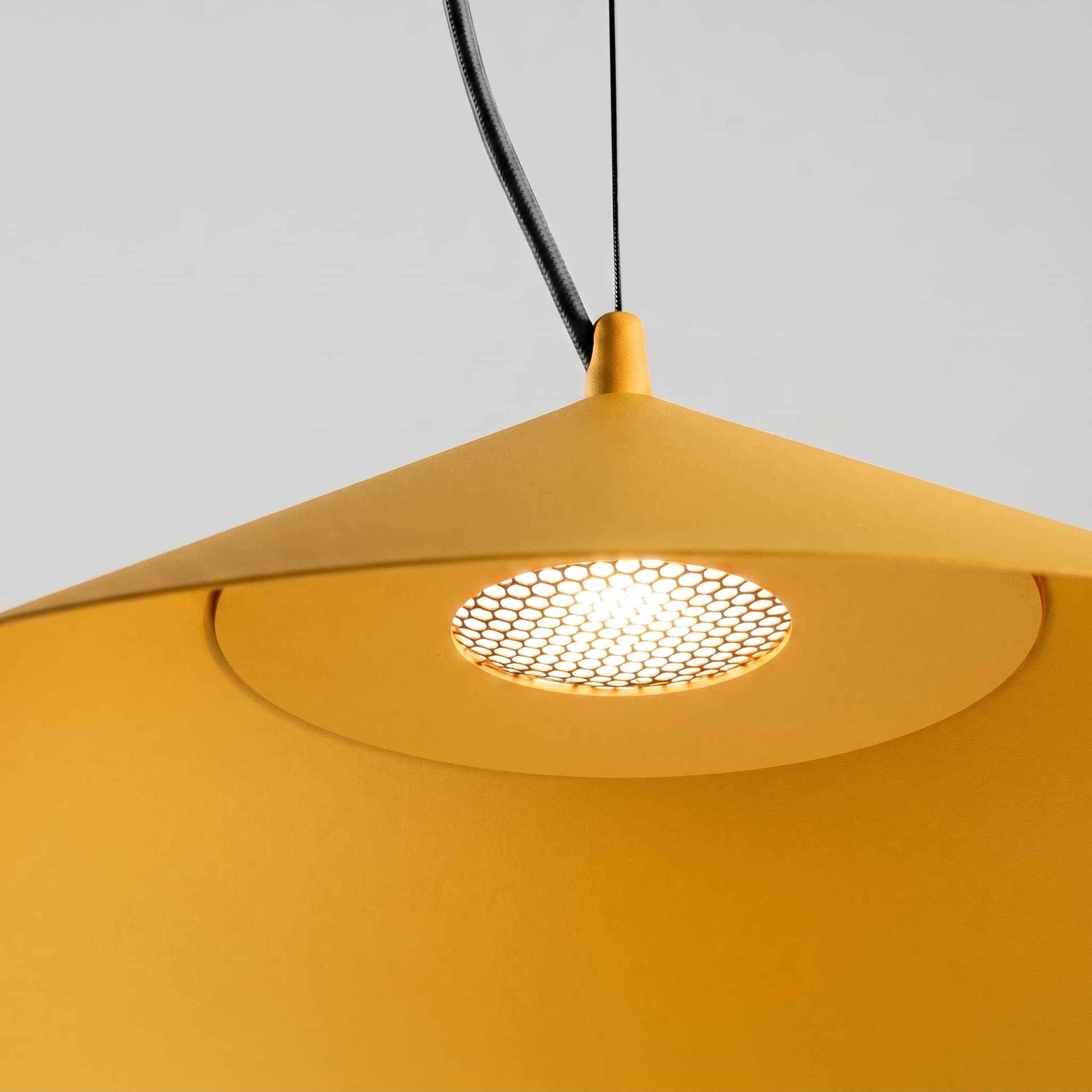 Pendant lamp FINT yellow, Thoro - 312345