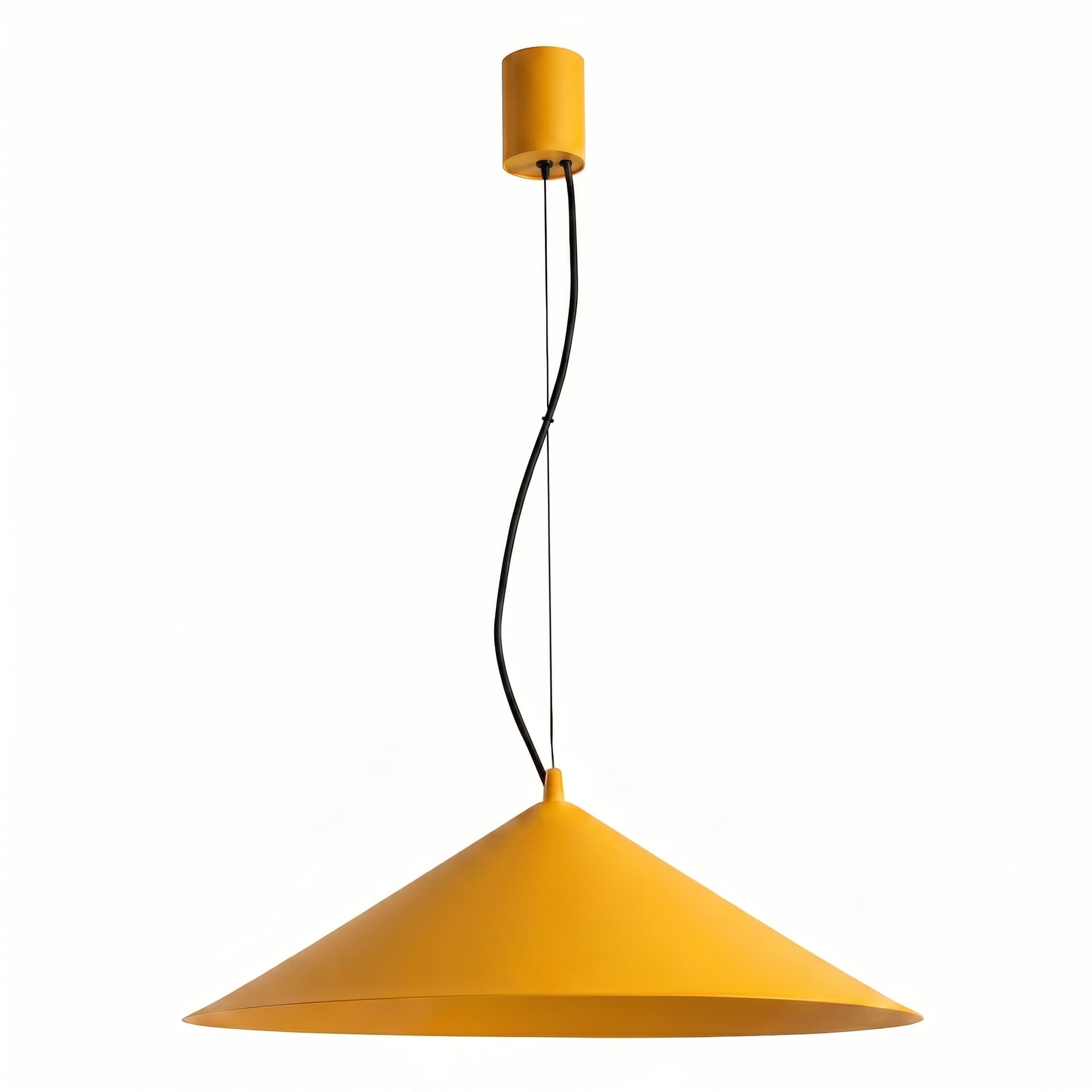 Pendant lamp FINT yellow, Thoro