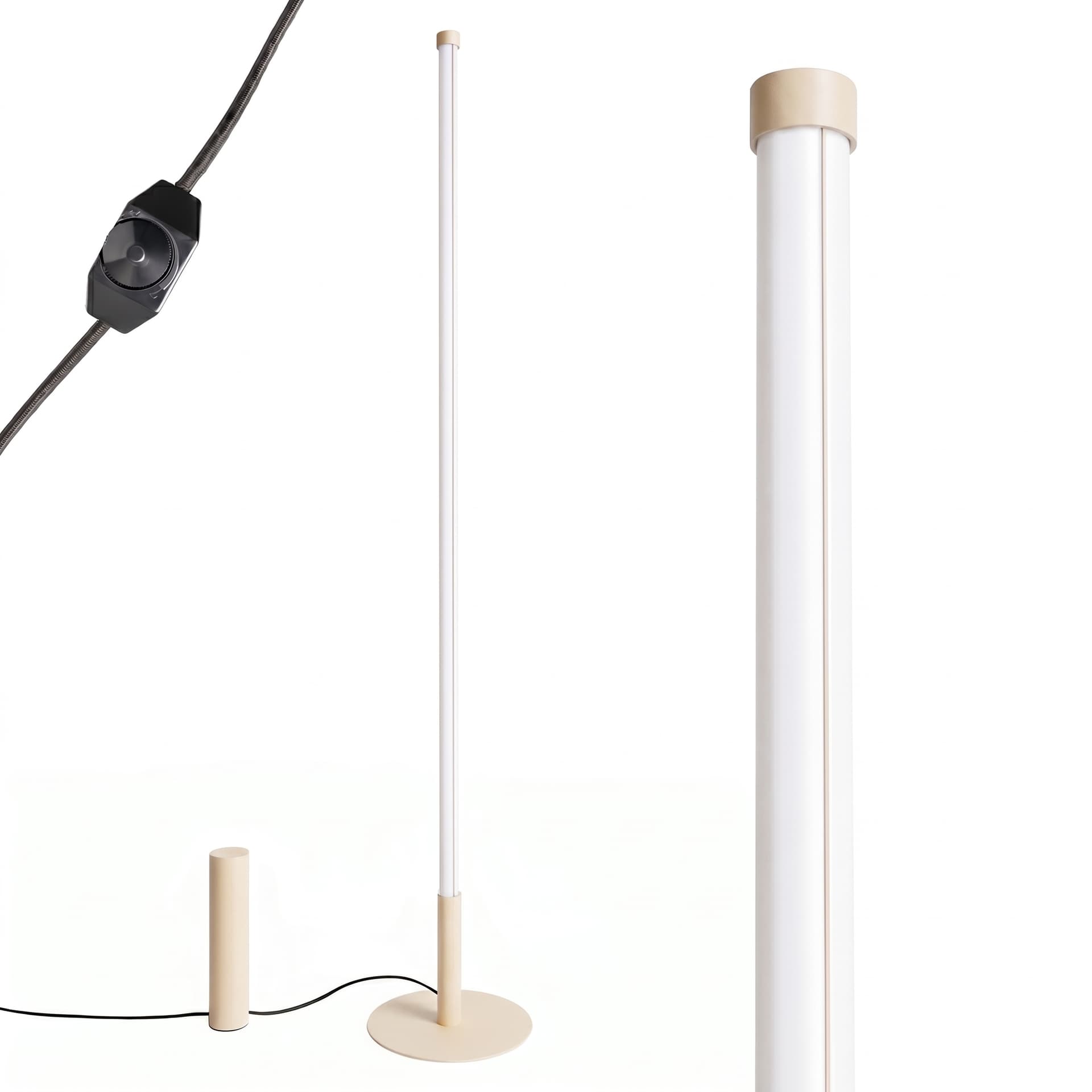 Floor lamp TRANG beige, Thoro - 312195