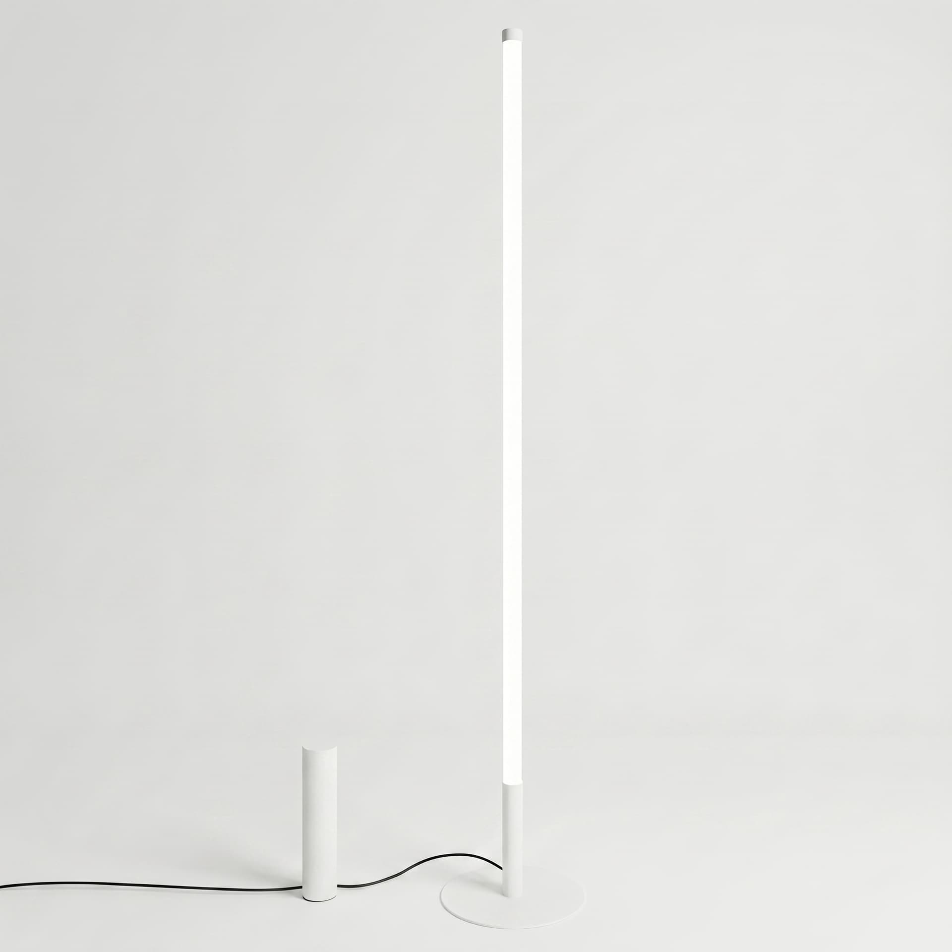 Floor lamp TRANG white-black, Thoro - 312187