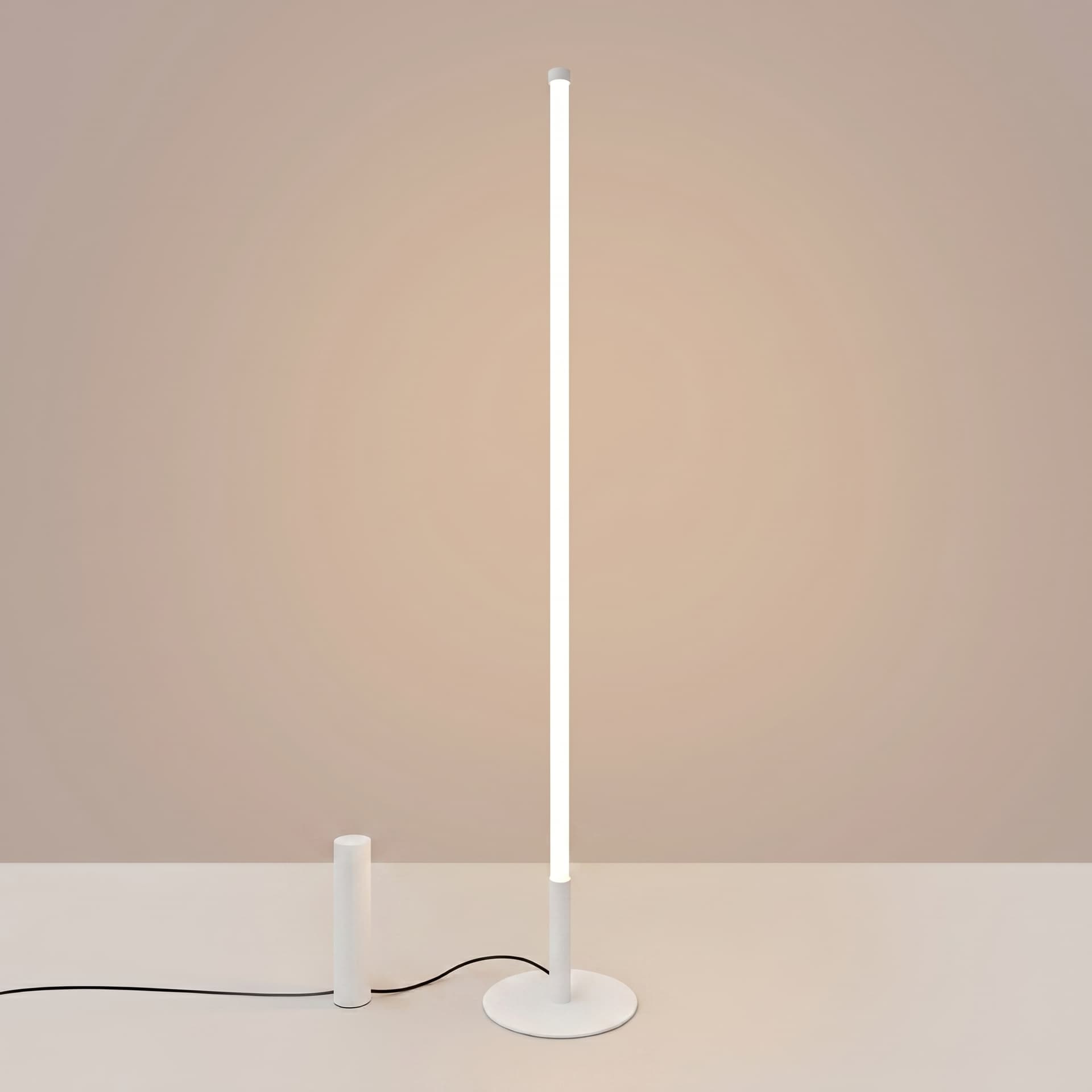 Floor lamp TRANG white-black, Thoro - 312188