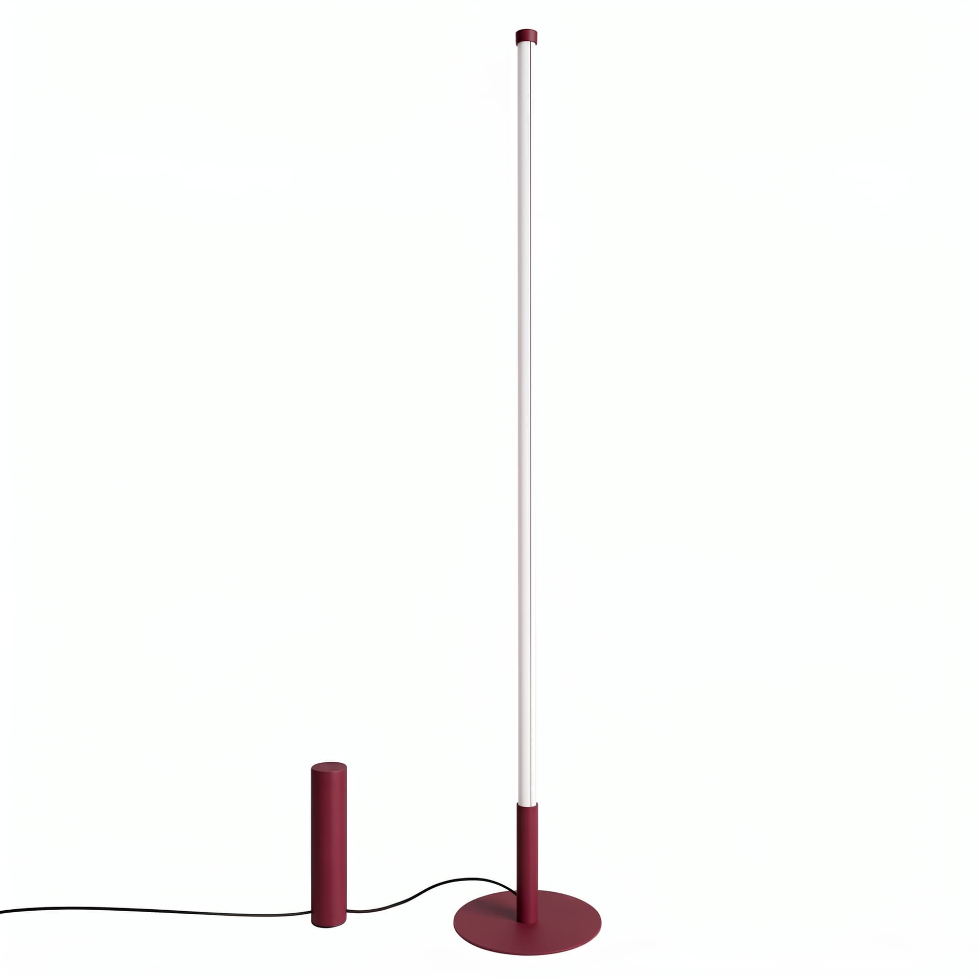 Floor lamp TRANG burgundy, Thoro