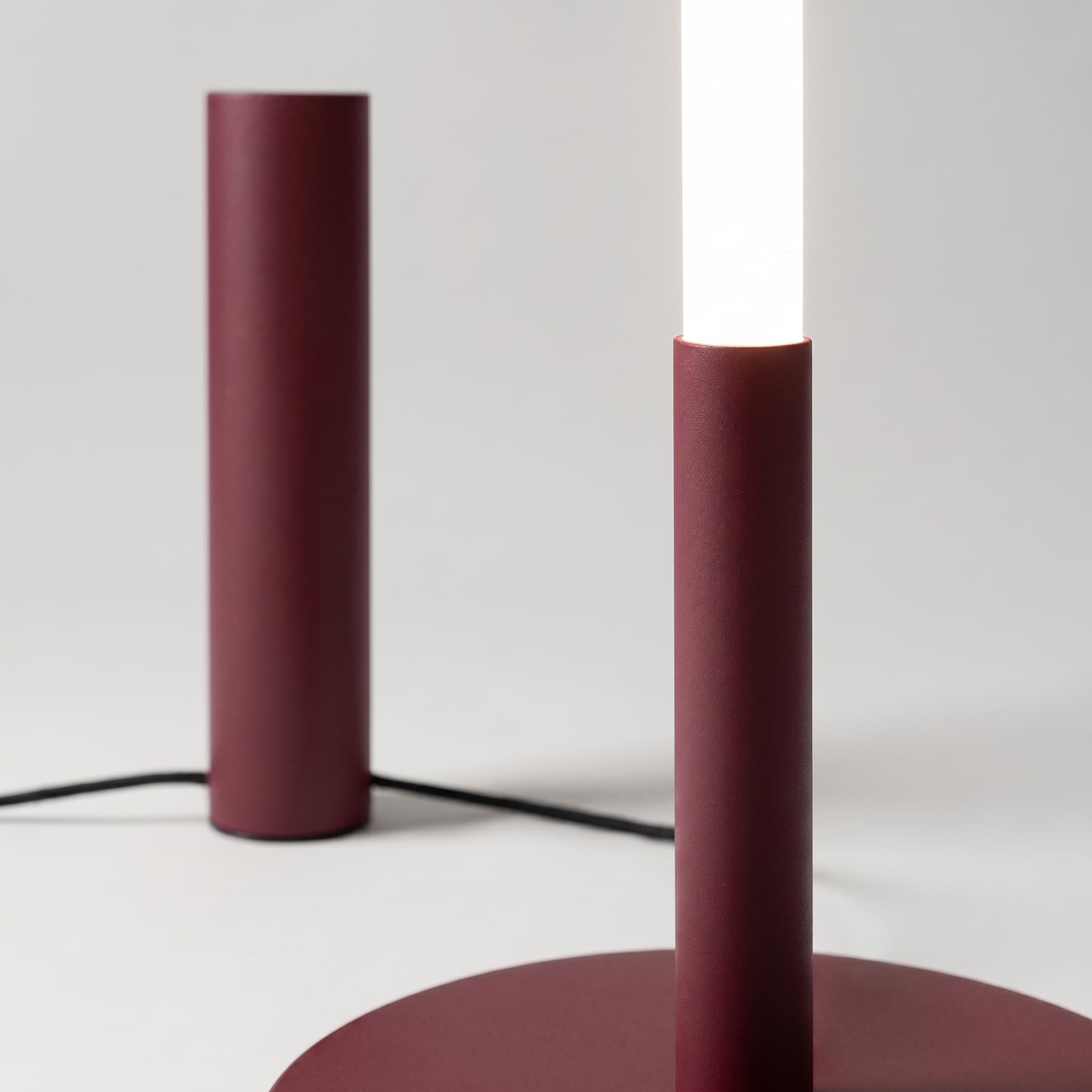 Floor lamp TRANG burgundy, Thoro - 312160
