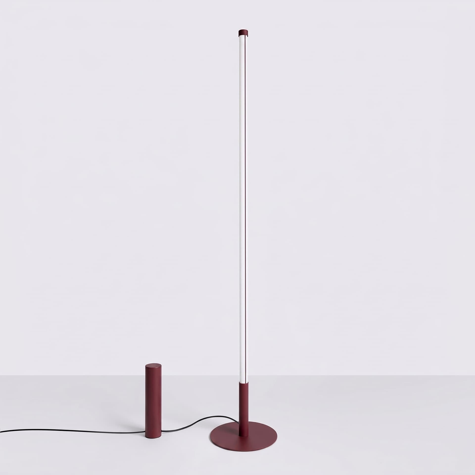 Floor lamp TRANG burgundy, Thoro - 312158