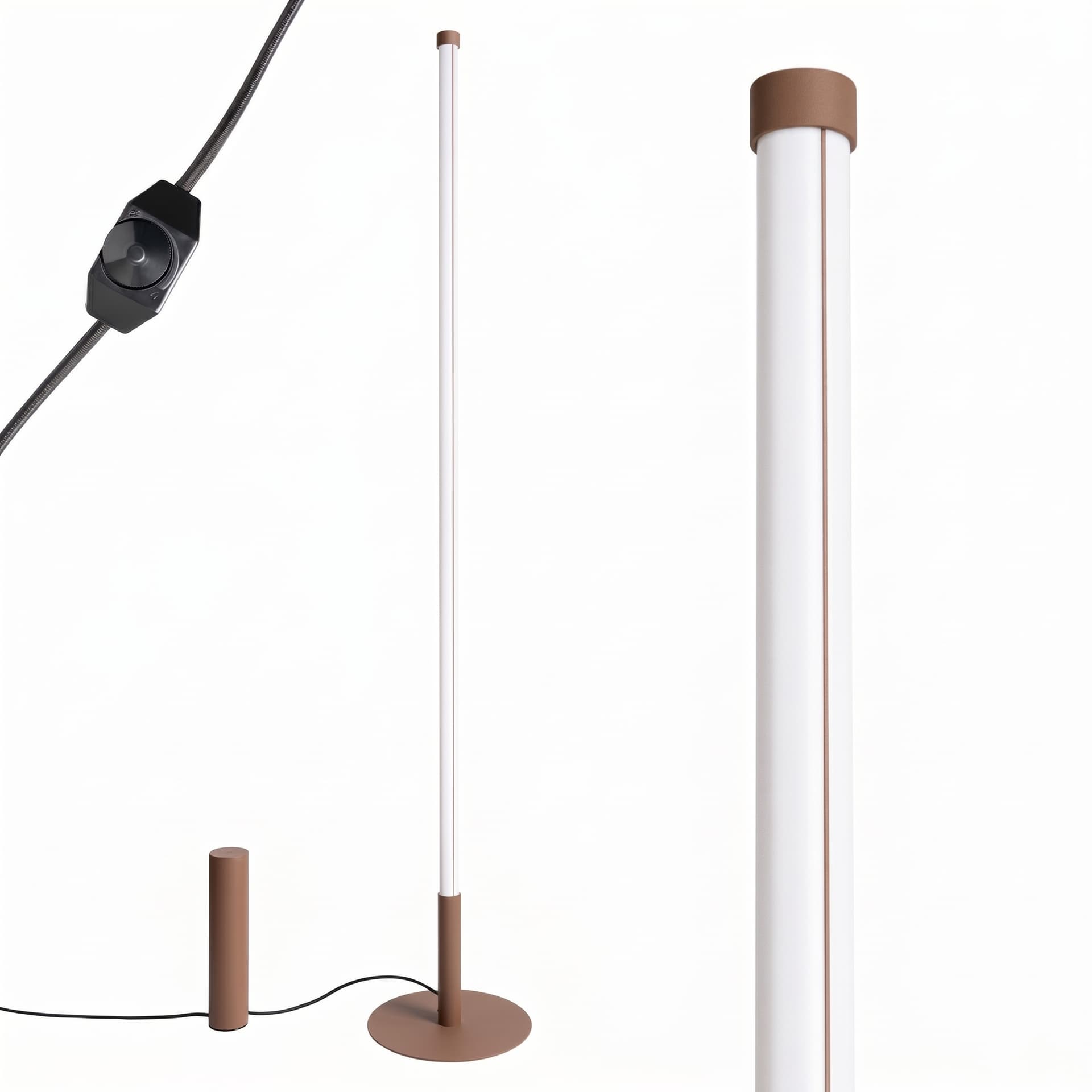 Floor lamp TRANG mocha, Thoro - 312127
