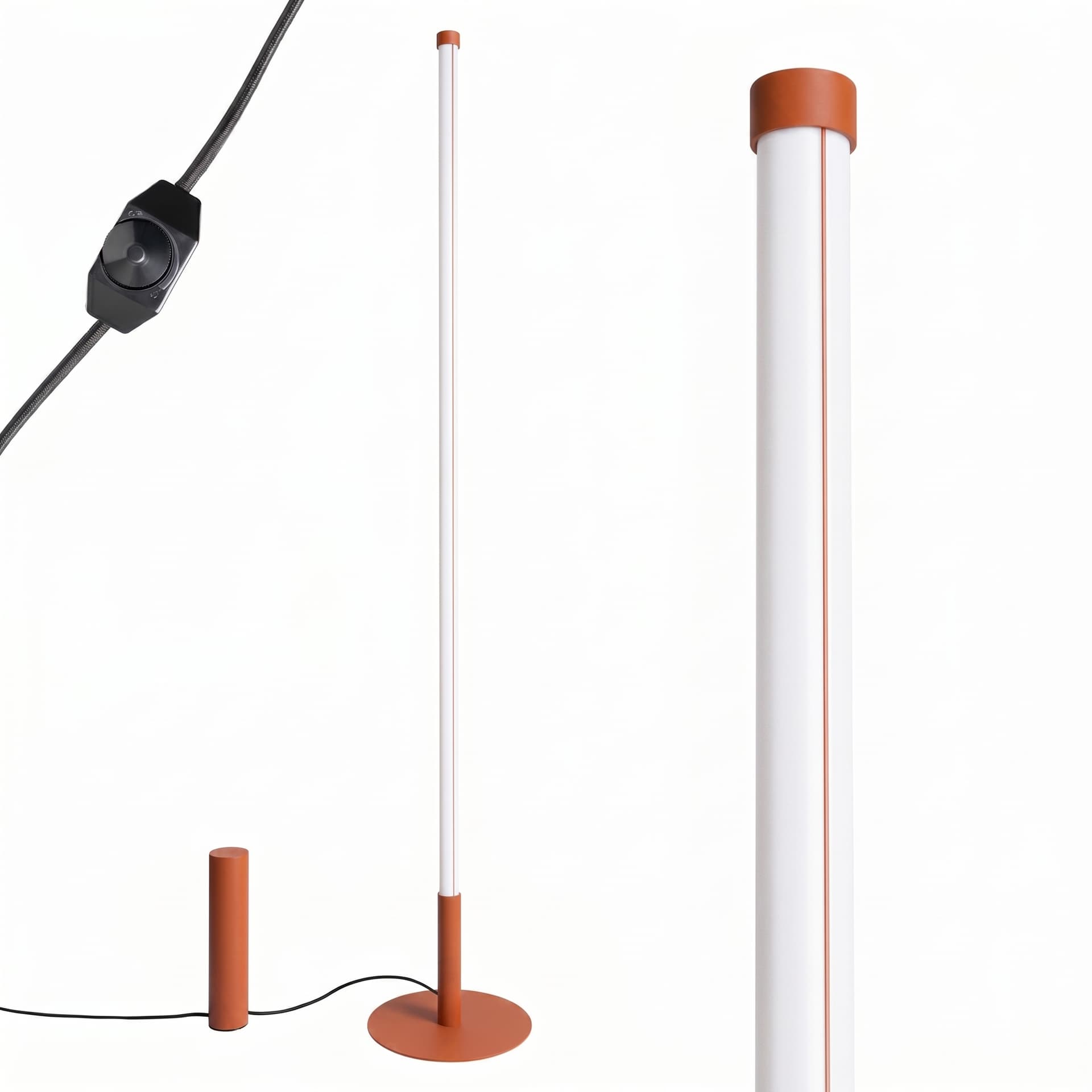 TRANG floor lamp ochre red, Thoro - 312117