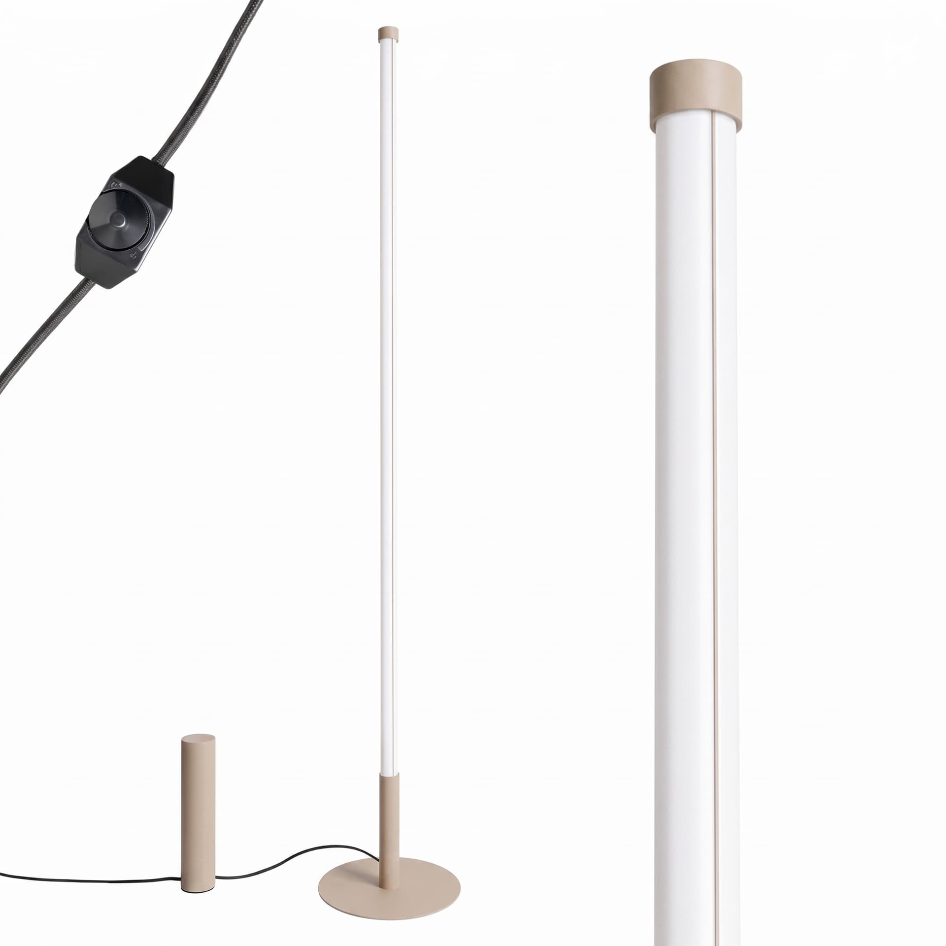 Floor lamp TRANG taupe, Thoro - 312098