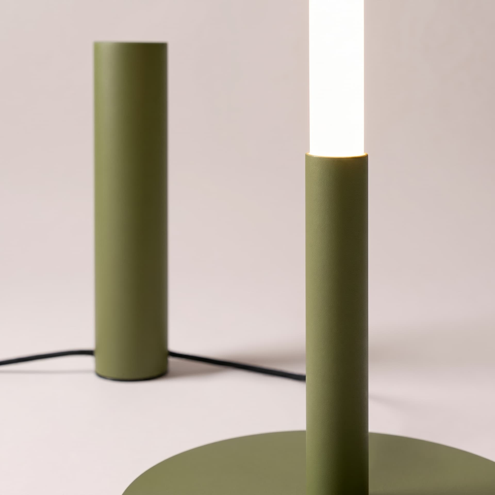 Floor lamp TRANG olive green, Thoro - 312083