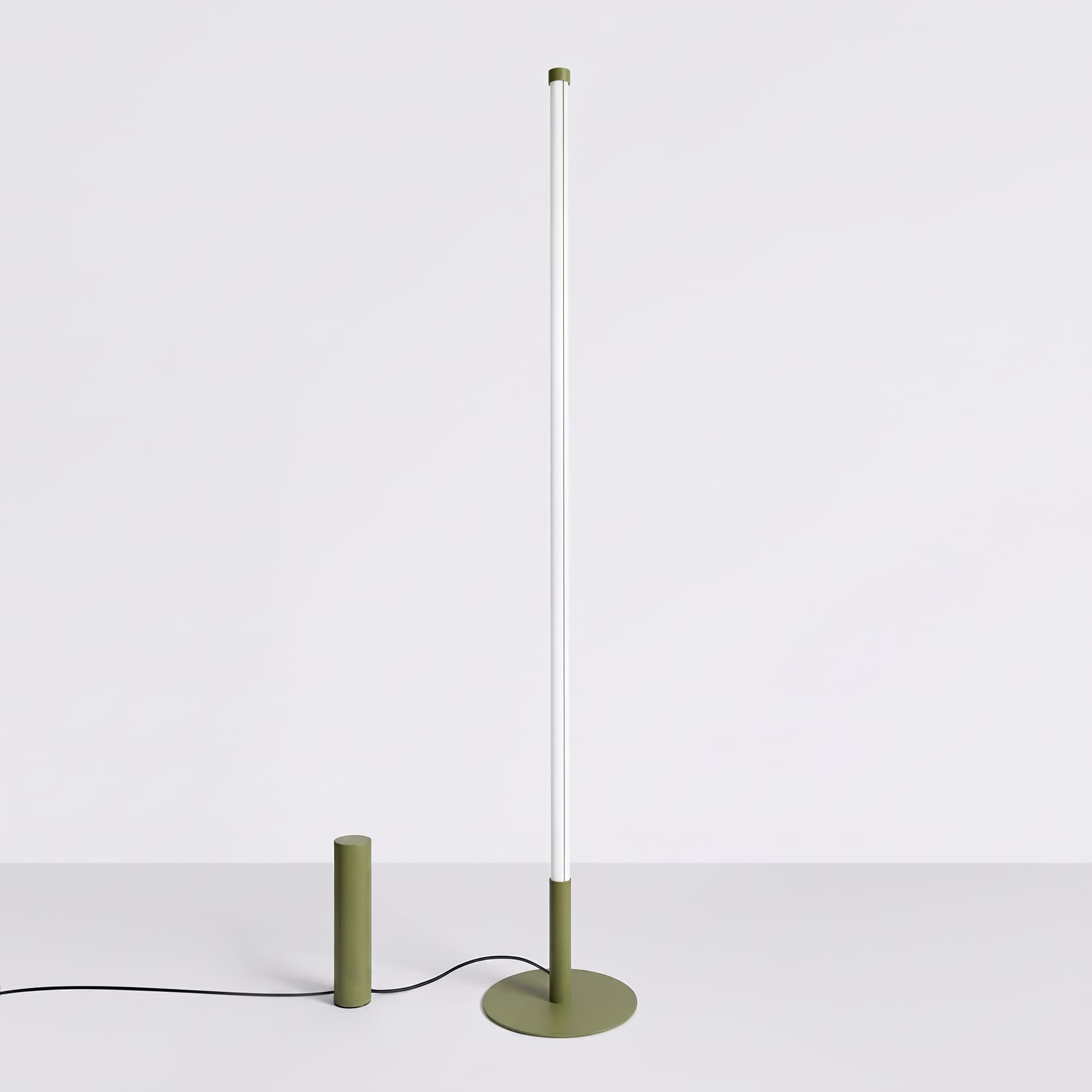 Floor lamp TRANG olive green, Thoro - 312080
