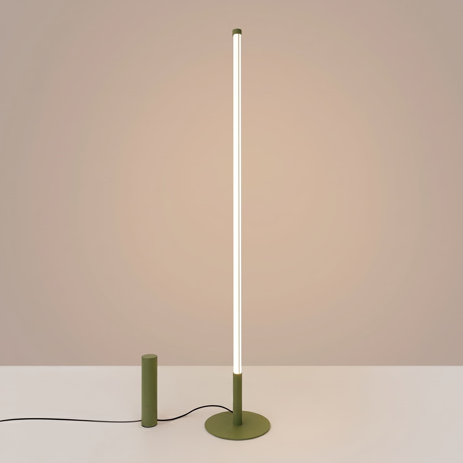 Floor lamp TRANG olive green, Thoro - 312081