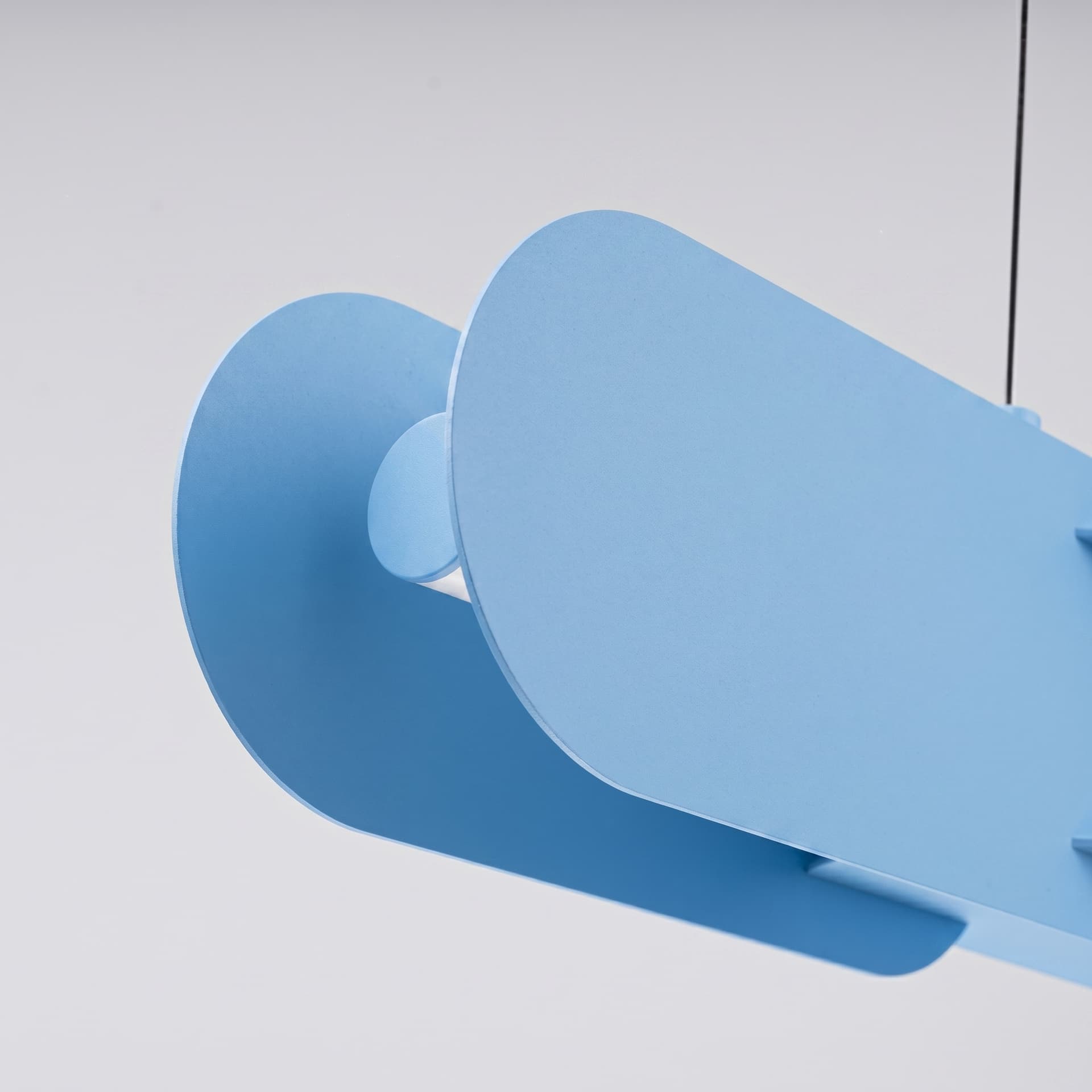 Pendant lamp CHAIN 158 cm, blue, Thoro - 312852