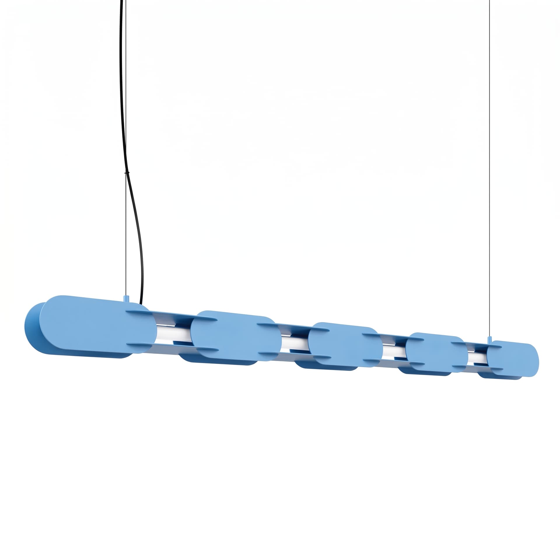 Pendant lamp CHAIN 158 cm, blue, Thoro