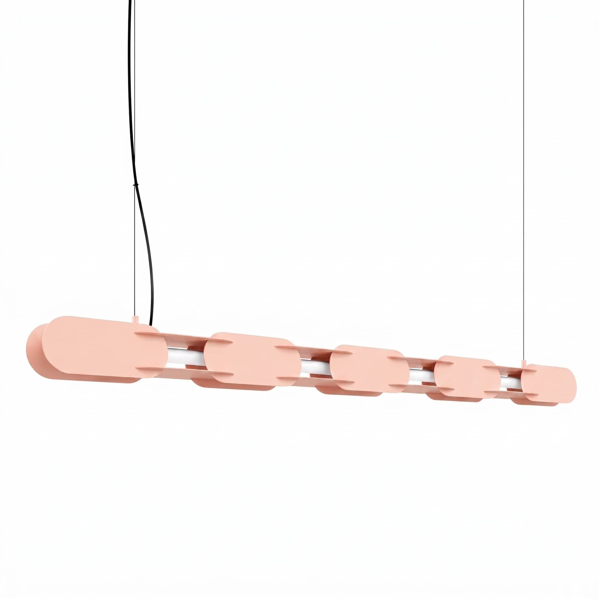 Pendant lamp CHAIN 158 cm, peach, Thoro