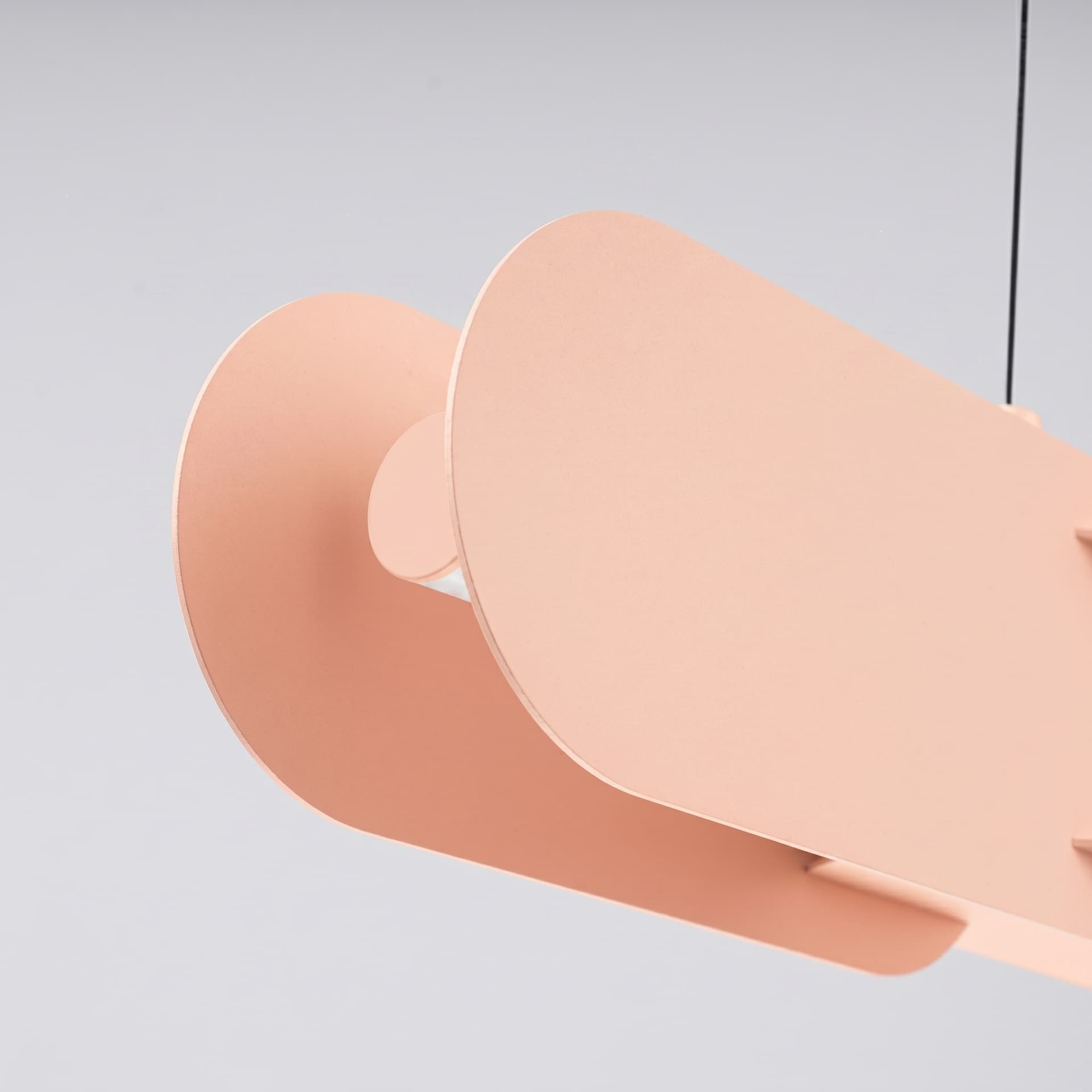 Pendant lamp CHAIN 158 cm, peach, Thoro - 312844