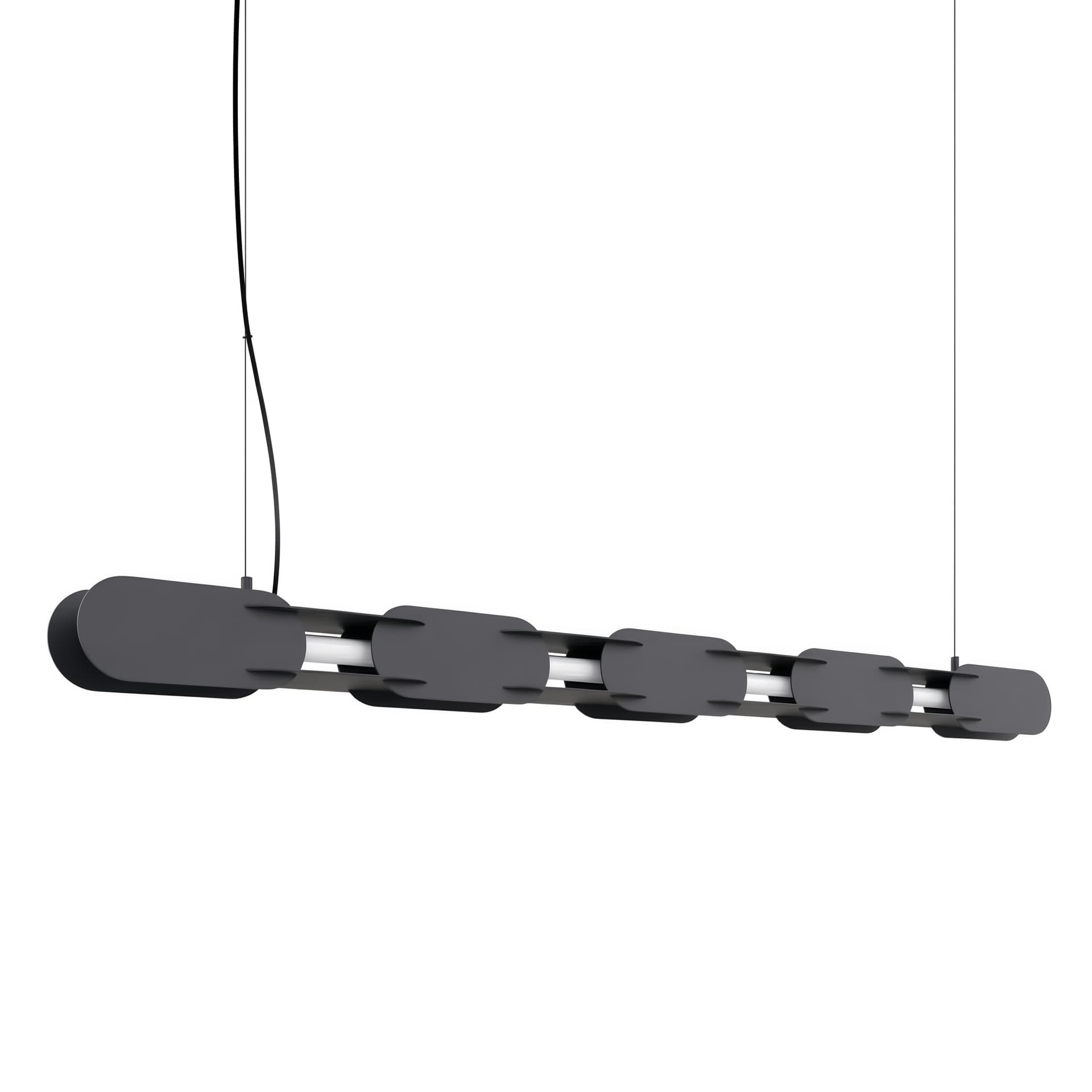 Pendant lamp CHAIN 158 cm, black, Thoro
