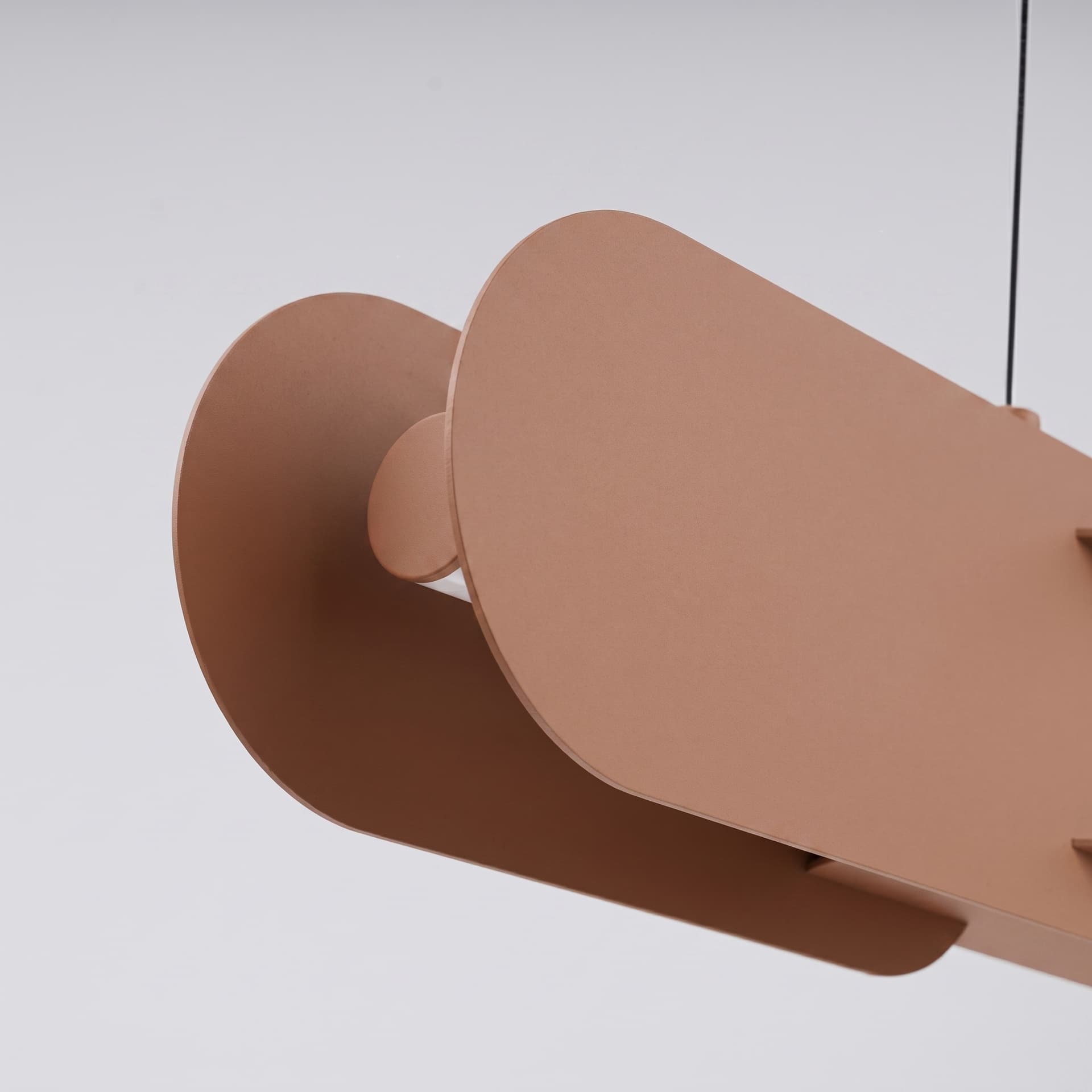 Pendant lamp CHAIN 158 cm, mocha, Thoro - 312812