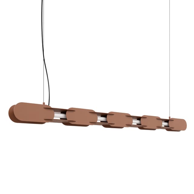 Pendant lamp CHAIN 158 cm, mocha, Thoro - DIMENSION