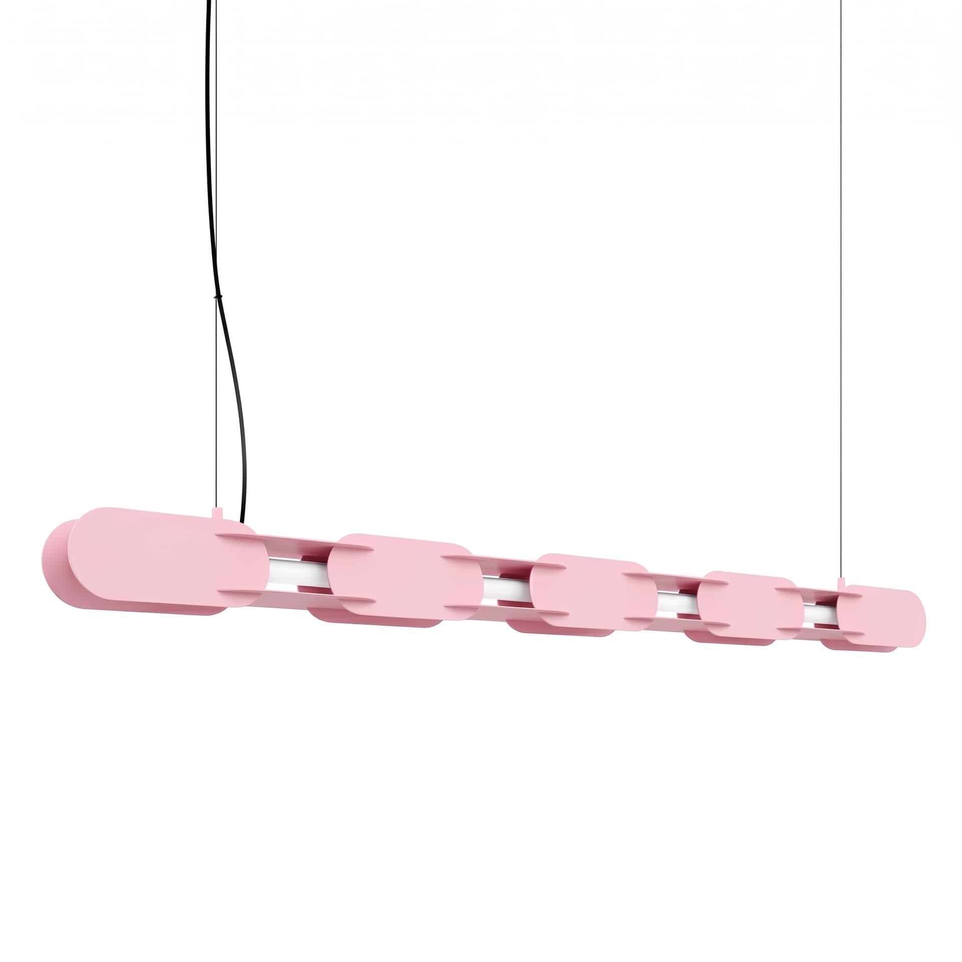 Pendant lamp CHAIN 158 cm, pink, Thoro