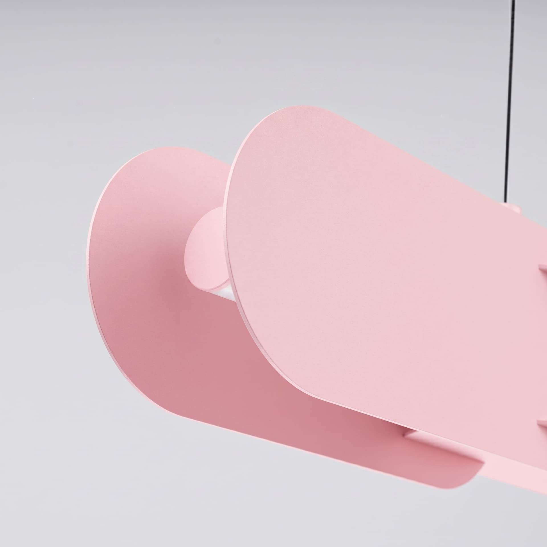 Pendant lamp CHAIN 158 cm, pink, Thoro - 312796