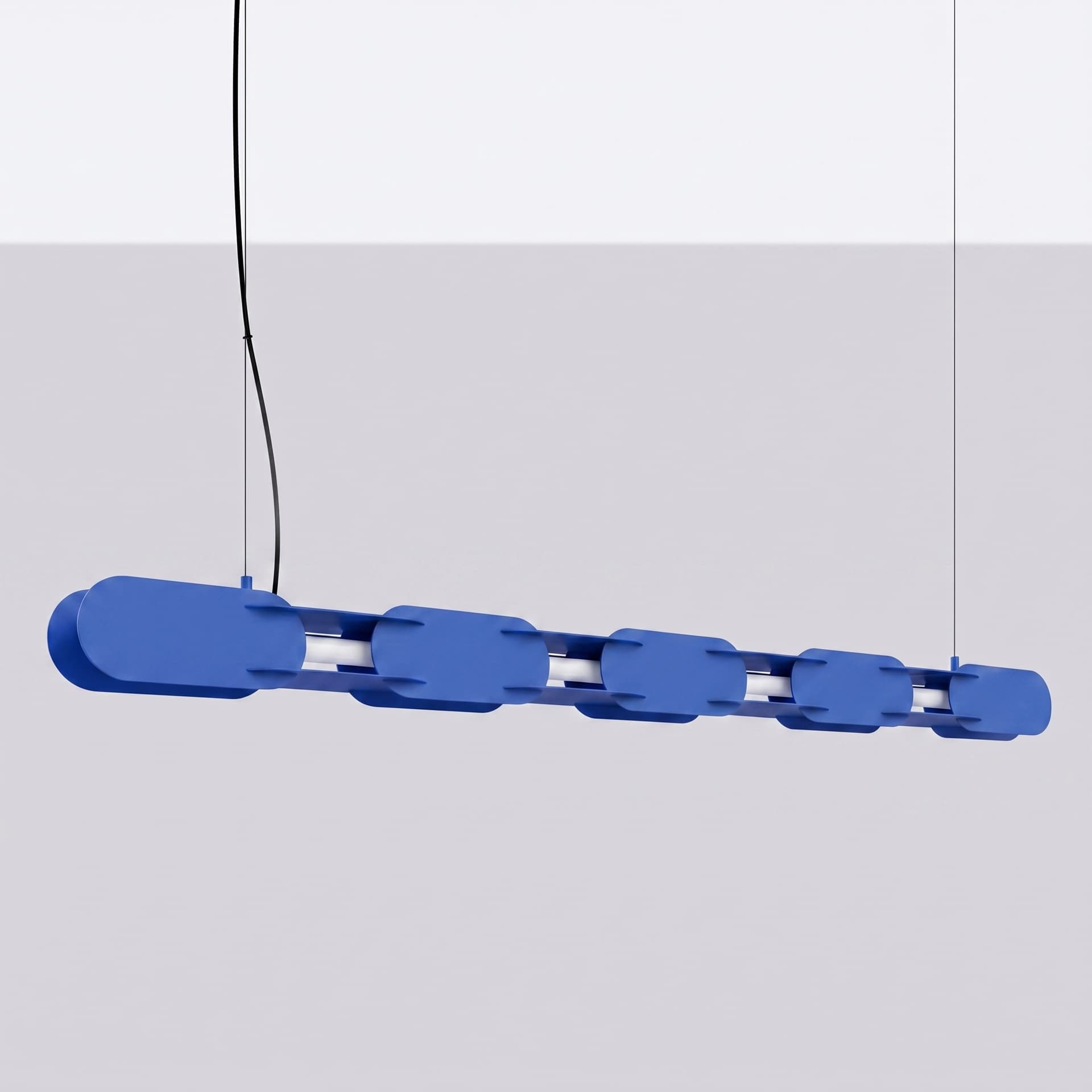 Pendant lamp CHAIN 158 cm, ultramarine, Thoro - 313004