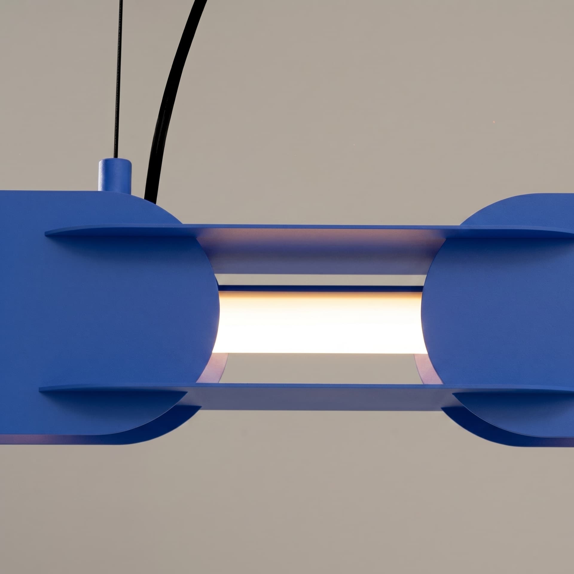 Pendant lamp CHAIN 158 cm, ultramarine, Thoro - 313006