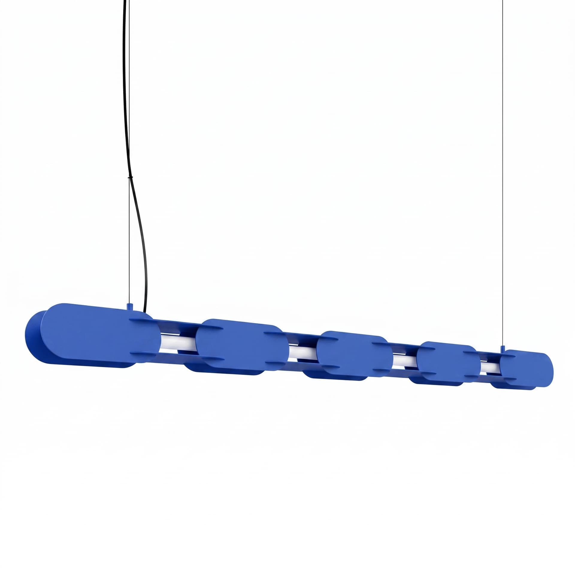 Pendant lamp CHAIN 158 cm, ultramarine, Thoro