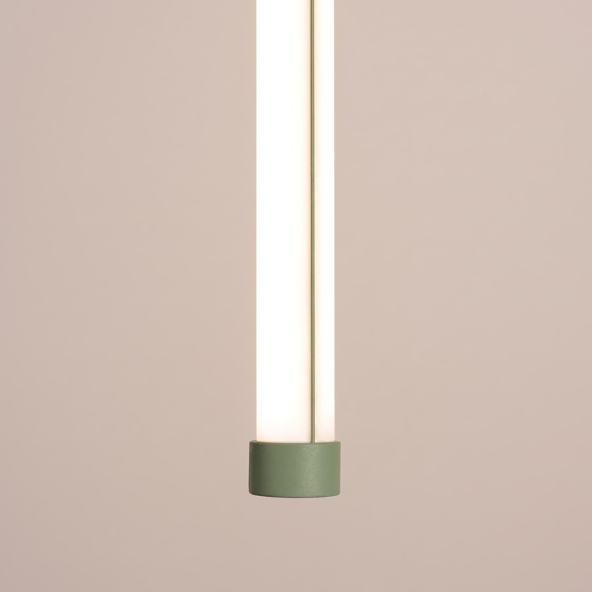 Pendant lamp TRANG 100 cm, sage green, white, black, Thoro - 312982