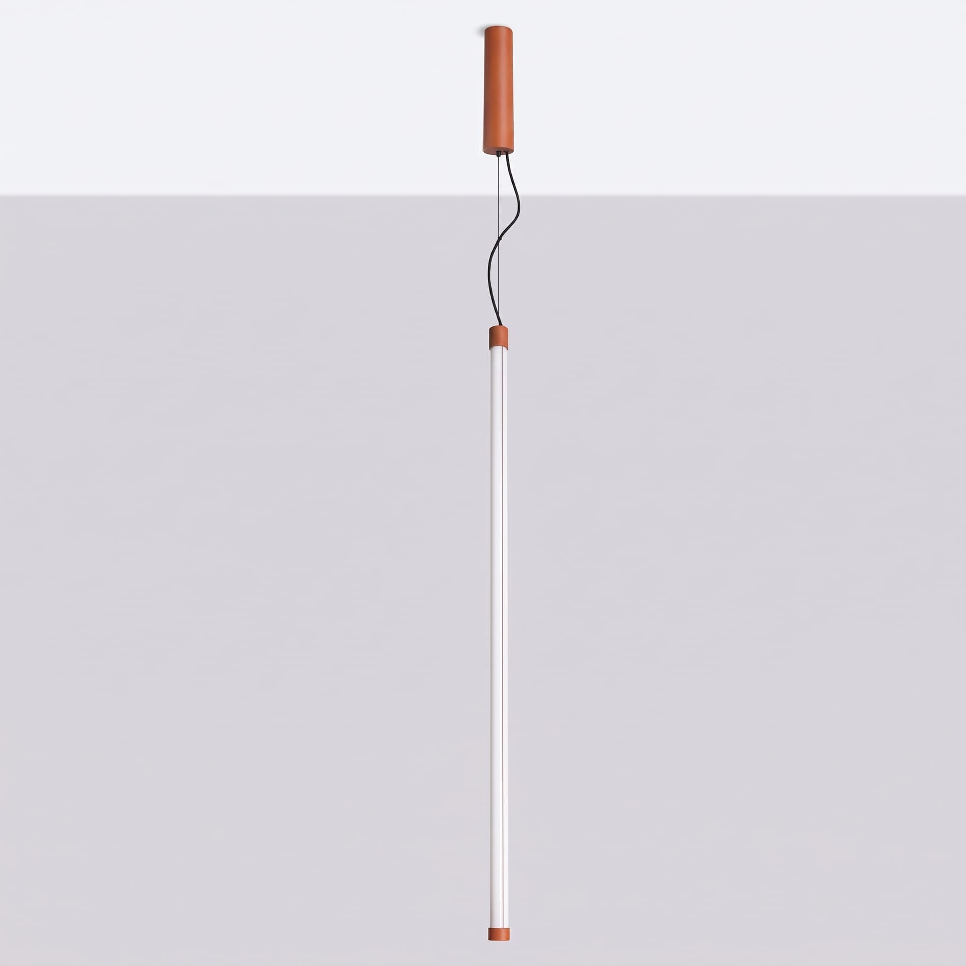 Pendant lamp TRANG 100 cm, ochre red, Thoro - 312956