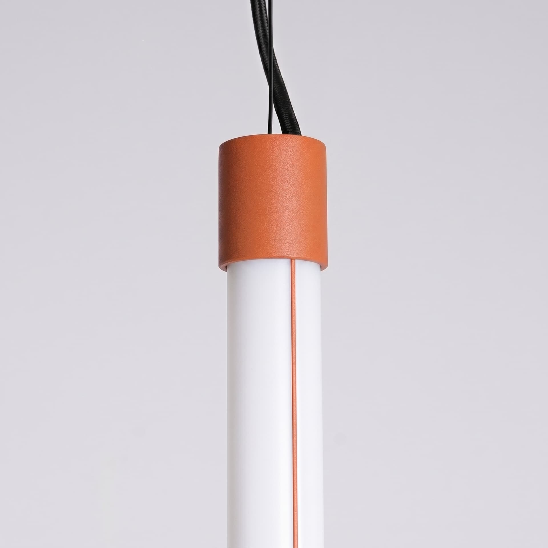 Pendant lamp TRANG 100 cm, ochre red, Thoro - 312959