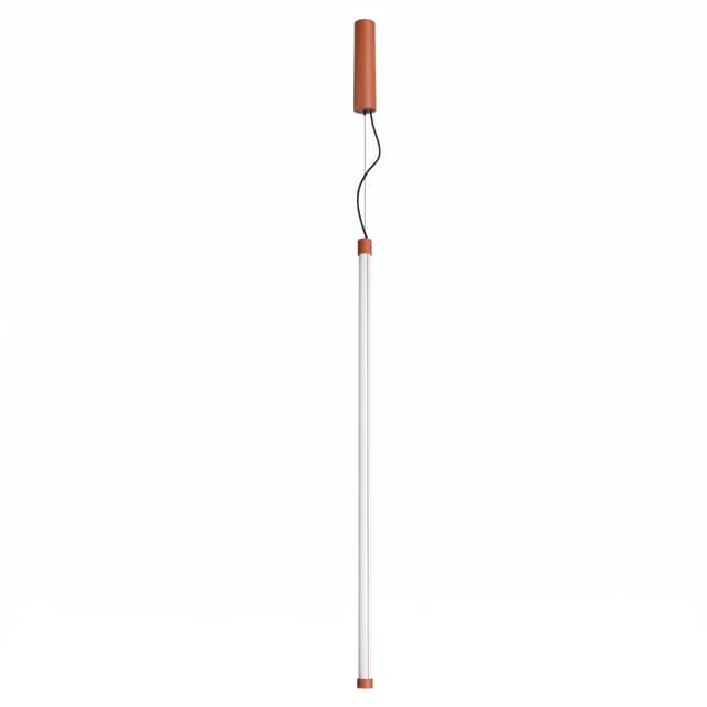Pendant lamp TRANG 100 cm, ochre red, Thoro - DIMENSION