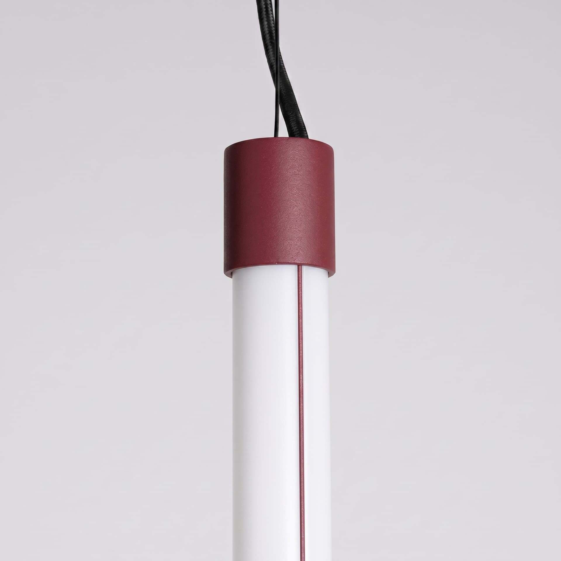 Pendant lamp TRANG 50 cm, burgundy, Thoro - 312951