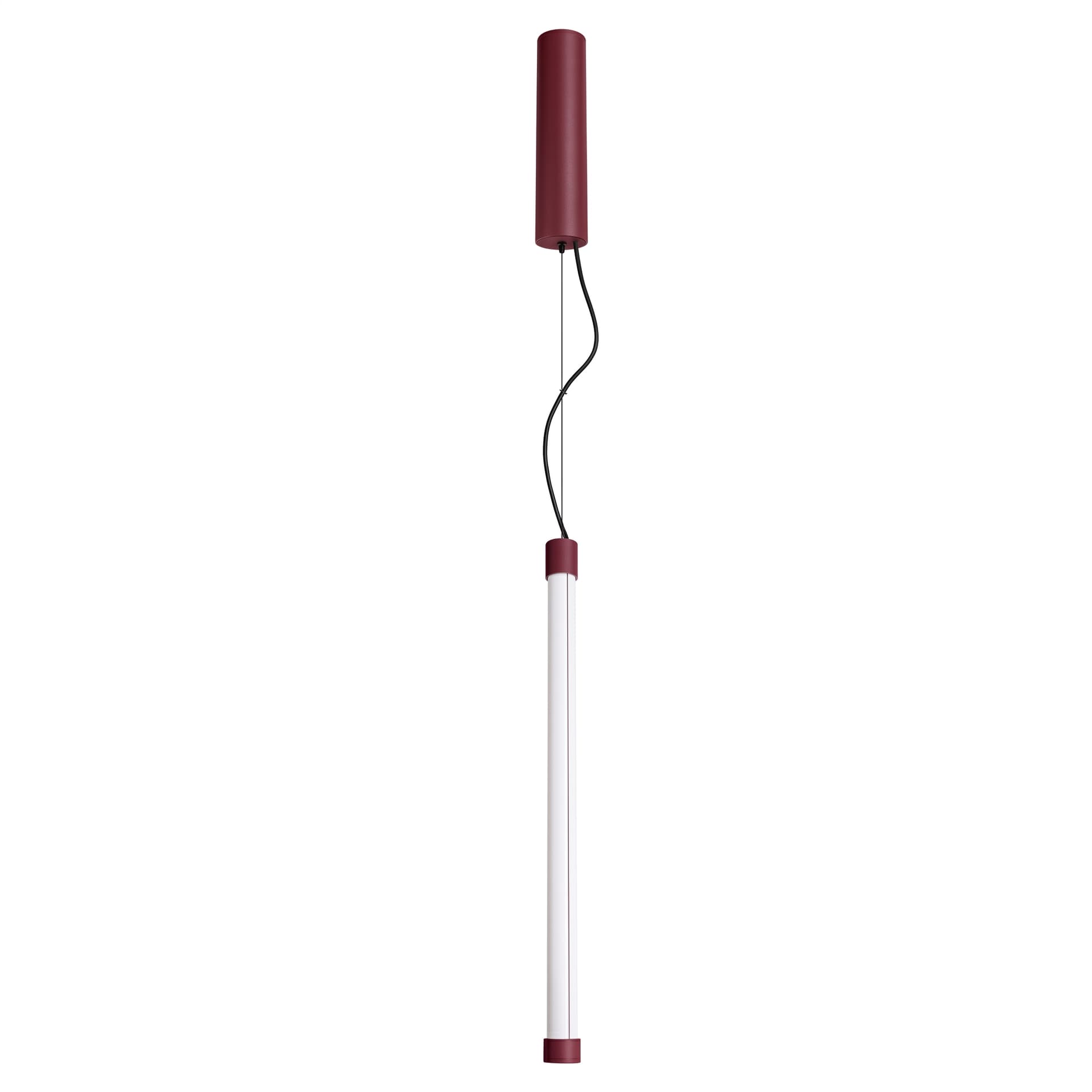 Pendant lamp TRANG 50 cm, burgundy, Thoro