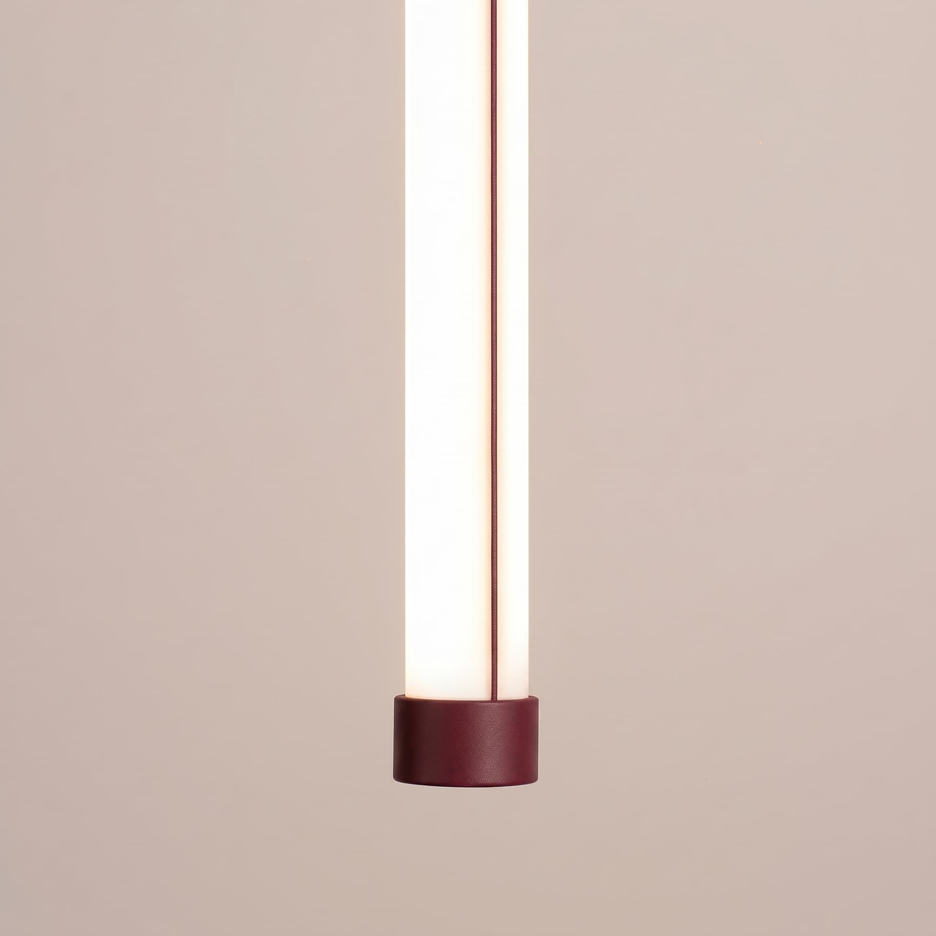Pendant lamp TRANG 50 cm, burgundy, Thoro - 312950