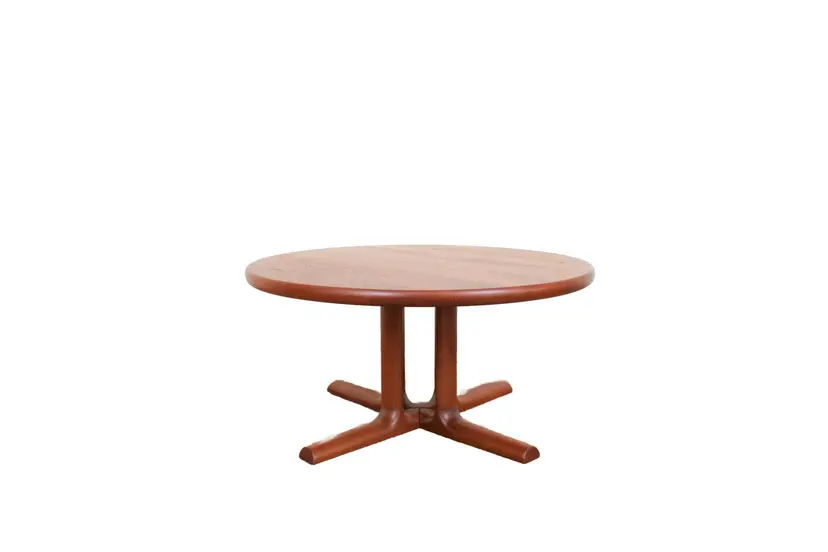 Coffee table, brown teak, Dyrlund, Denmark, 1970s.