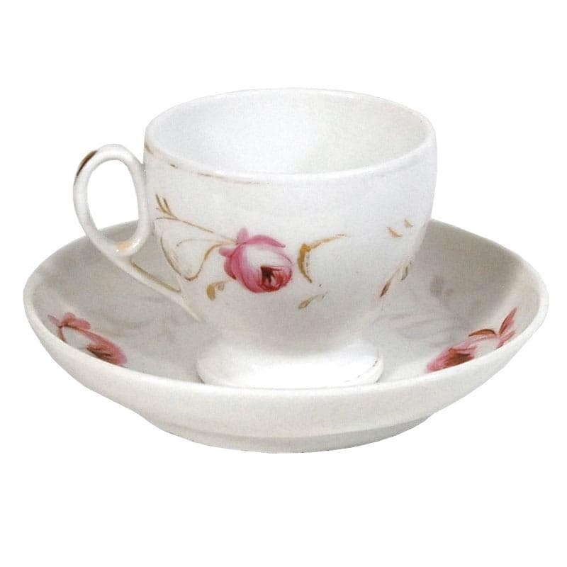 Filiżanka Biedermeier, porcelana biała, Francja, XIX wiek