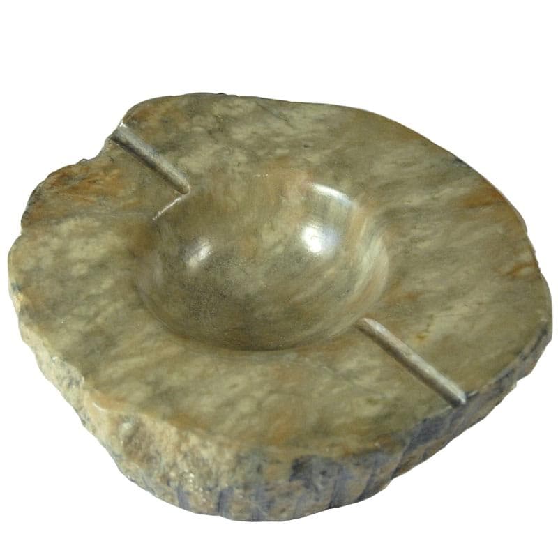 Popielnica, alabaster beżowy, Włochy, lata 60.