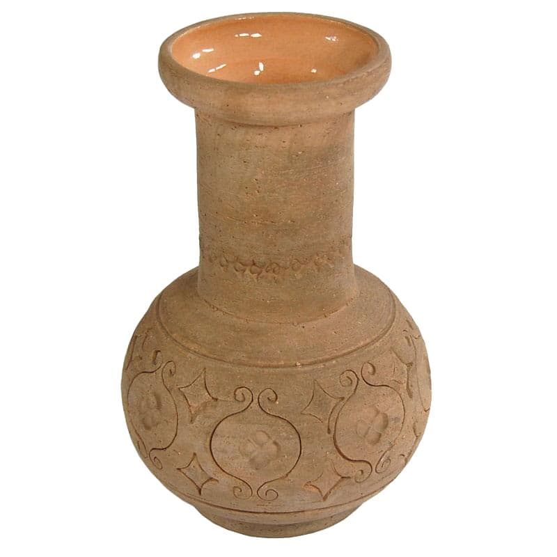 Wazon ceramiczny brązowy, Włochy, lata 70.