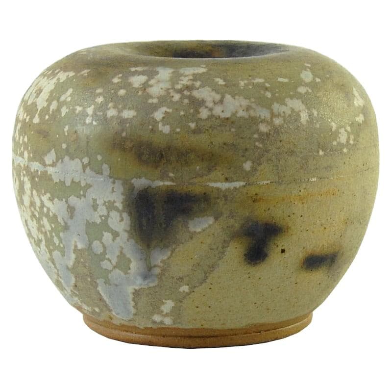 Wazonik raku, multikolor, ceramika, lata 70.