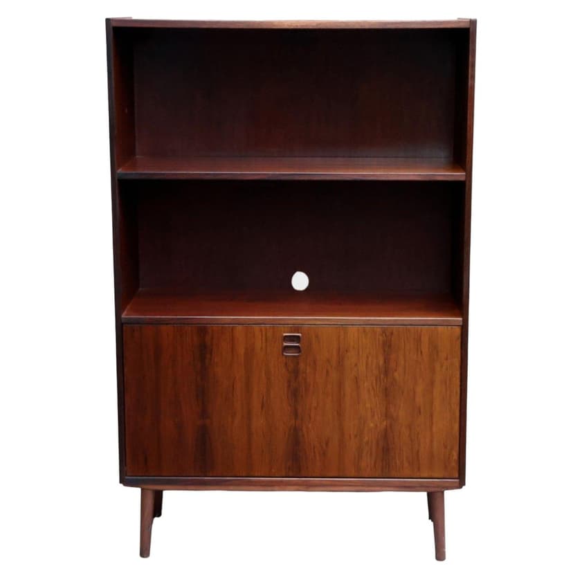 Bookcase, brown rosewood, Denmark, 1960s