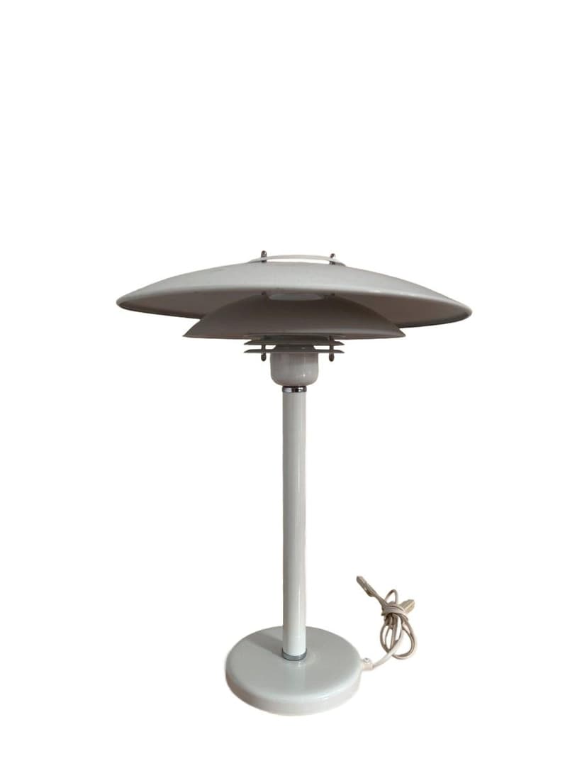 Lampa stołowa B936, szary, metal, Belid, Szwecja, lata 70.