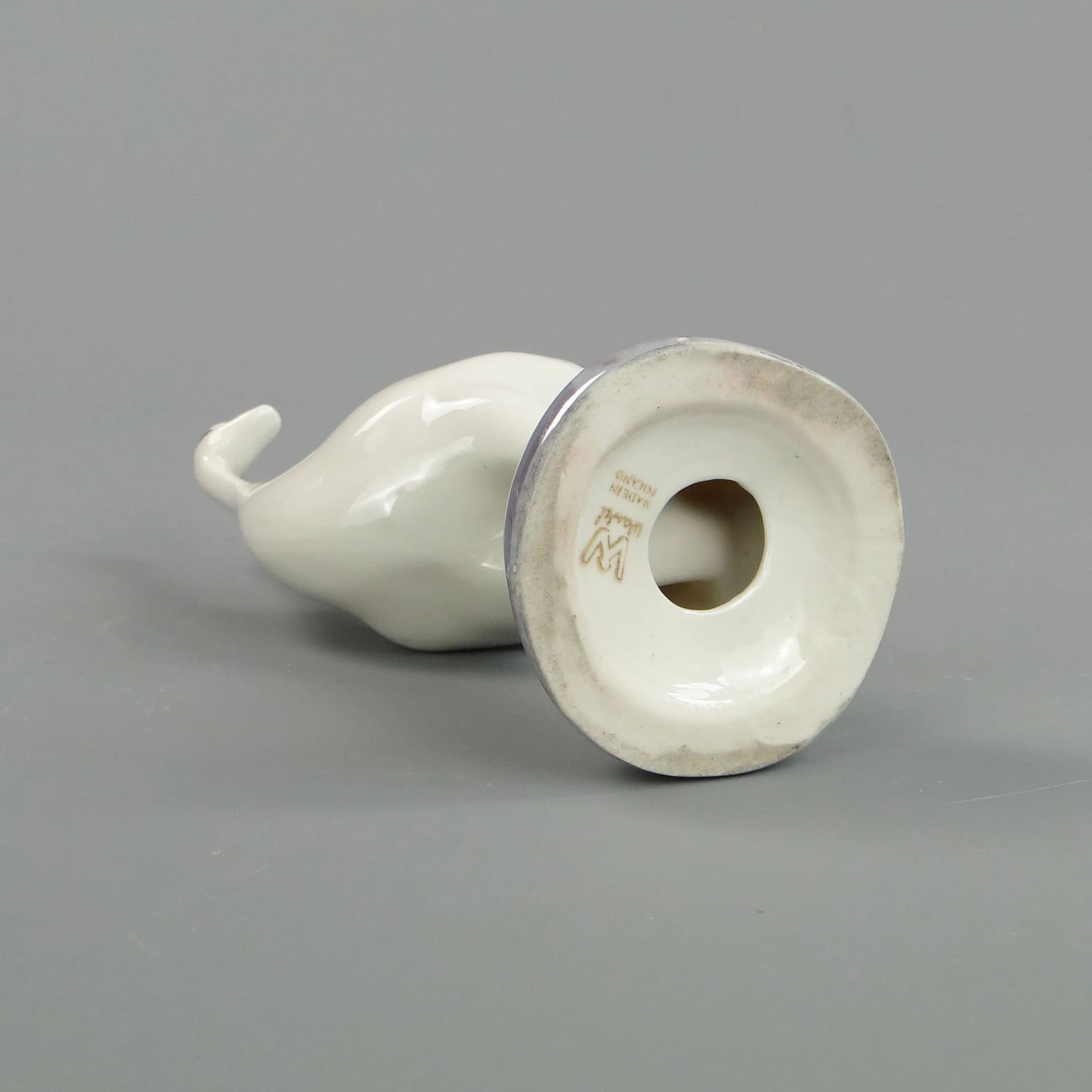 Ivory Porcelain Ostrich Figurine, by H. Orthwein, Poland, 1960s - 25526