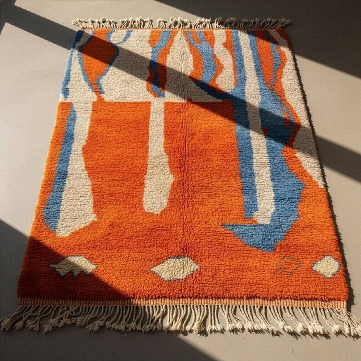 Ręcznie tkany dywan 200x300 cm, wełna, multikolor, Maroko (z ekspozycji) - 341839
