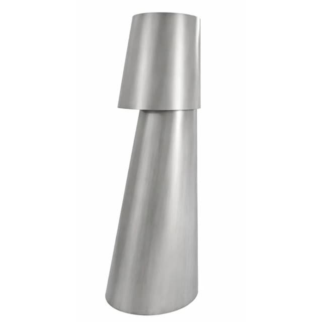 Lampa podłogowa object120 srebrna, aluminium, NG Design - WYMIARY