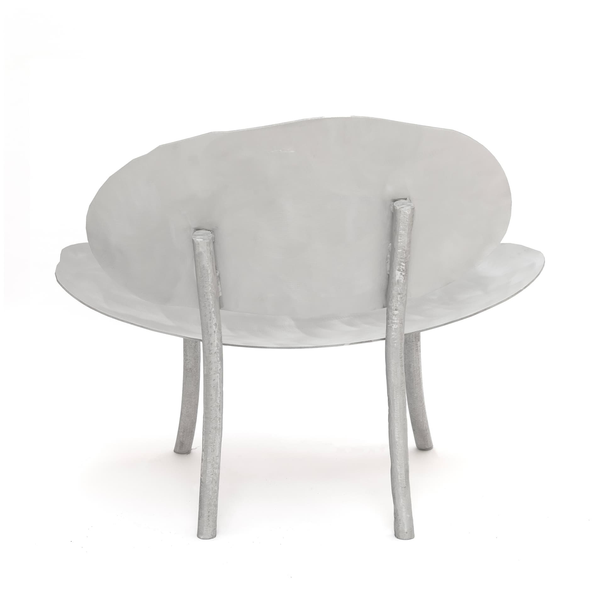 Fotel object123 srebrny, aluminium, NG Design - 342688