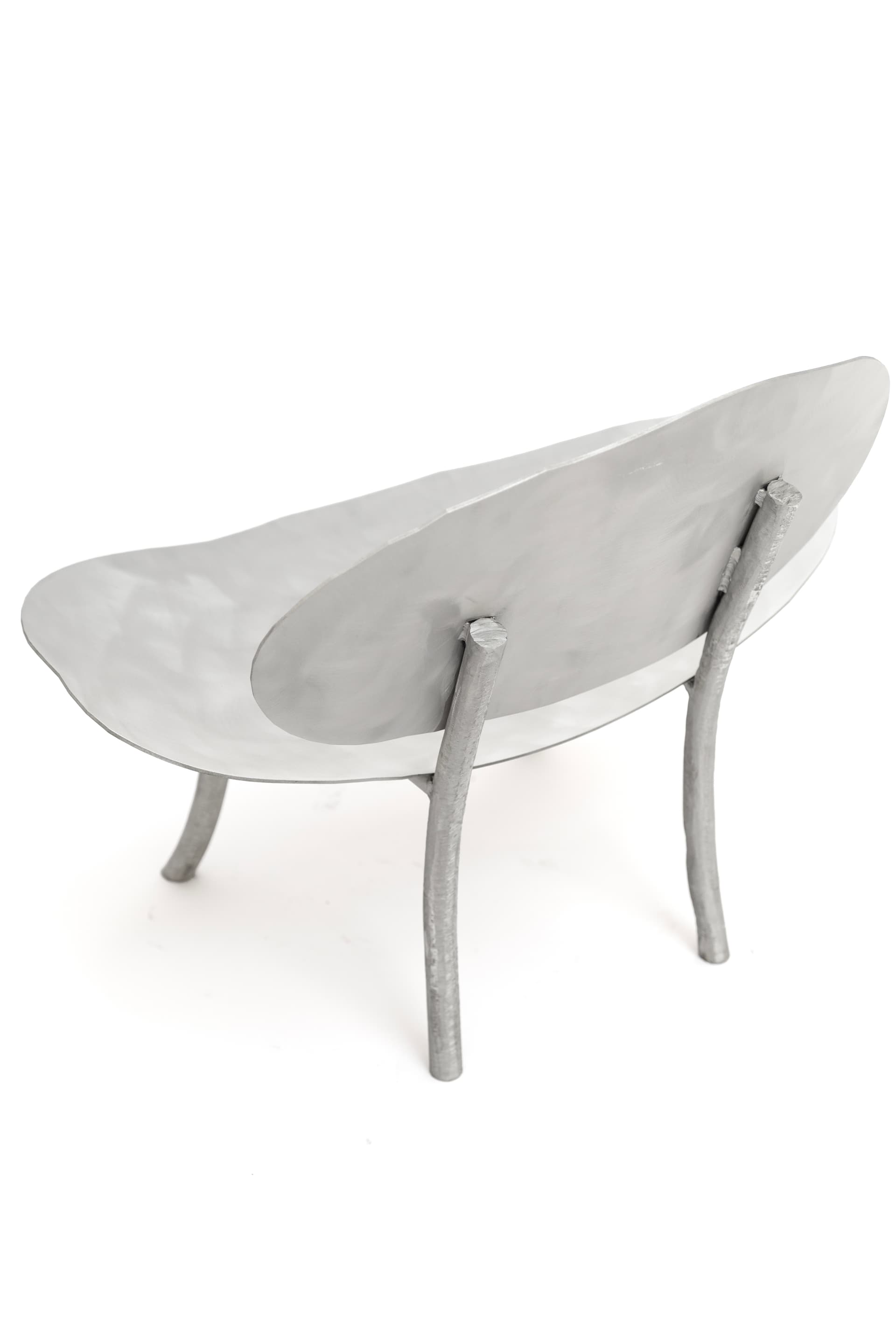 Fotel object123 srebrny, aluminium, NG Design - 342687