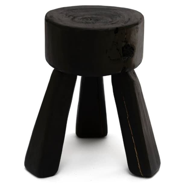 Stolik pomocniczy object122/1 czarny, drewno, NG Design - WYMIARY